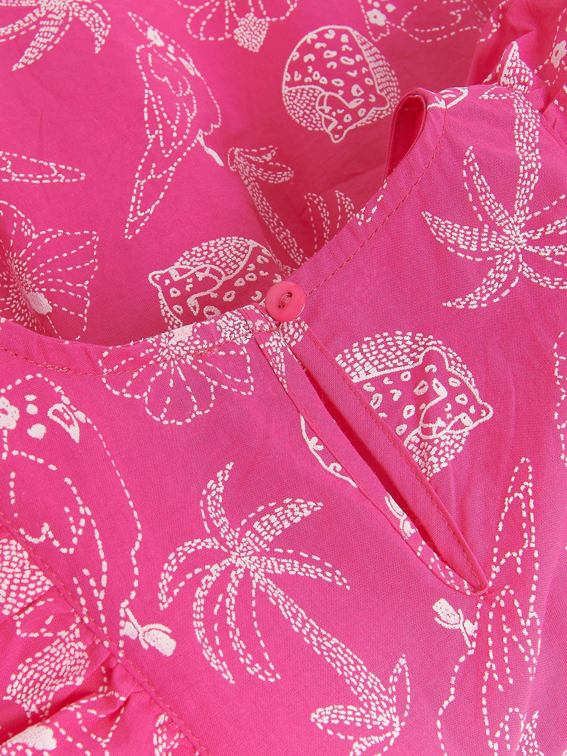 Fuchsia Patterned Dress, , large image number 2