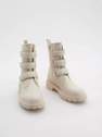 Reserved - White Velcro Booties