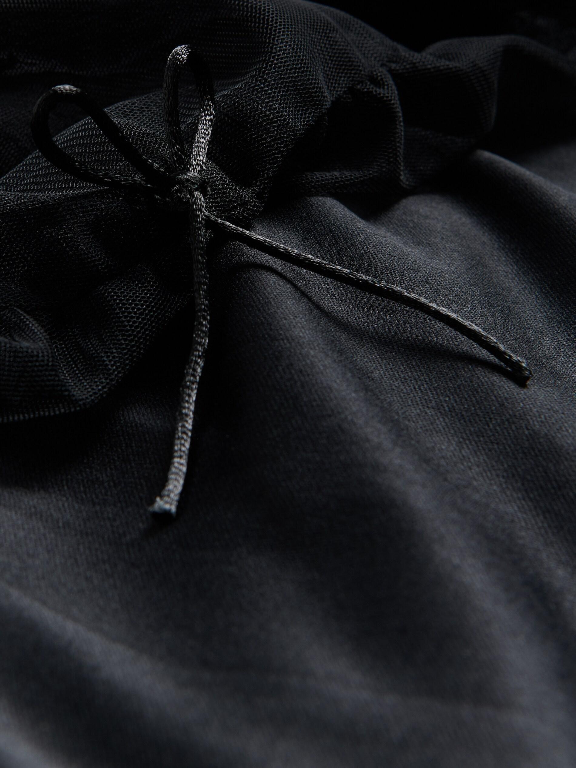 Black Tulle Skirt With Bows, Kids Girls, Black, large image number 5