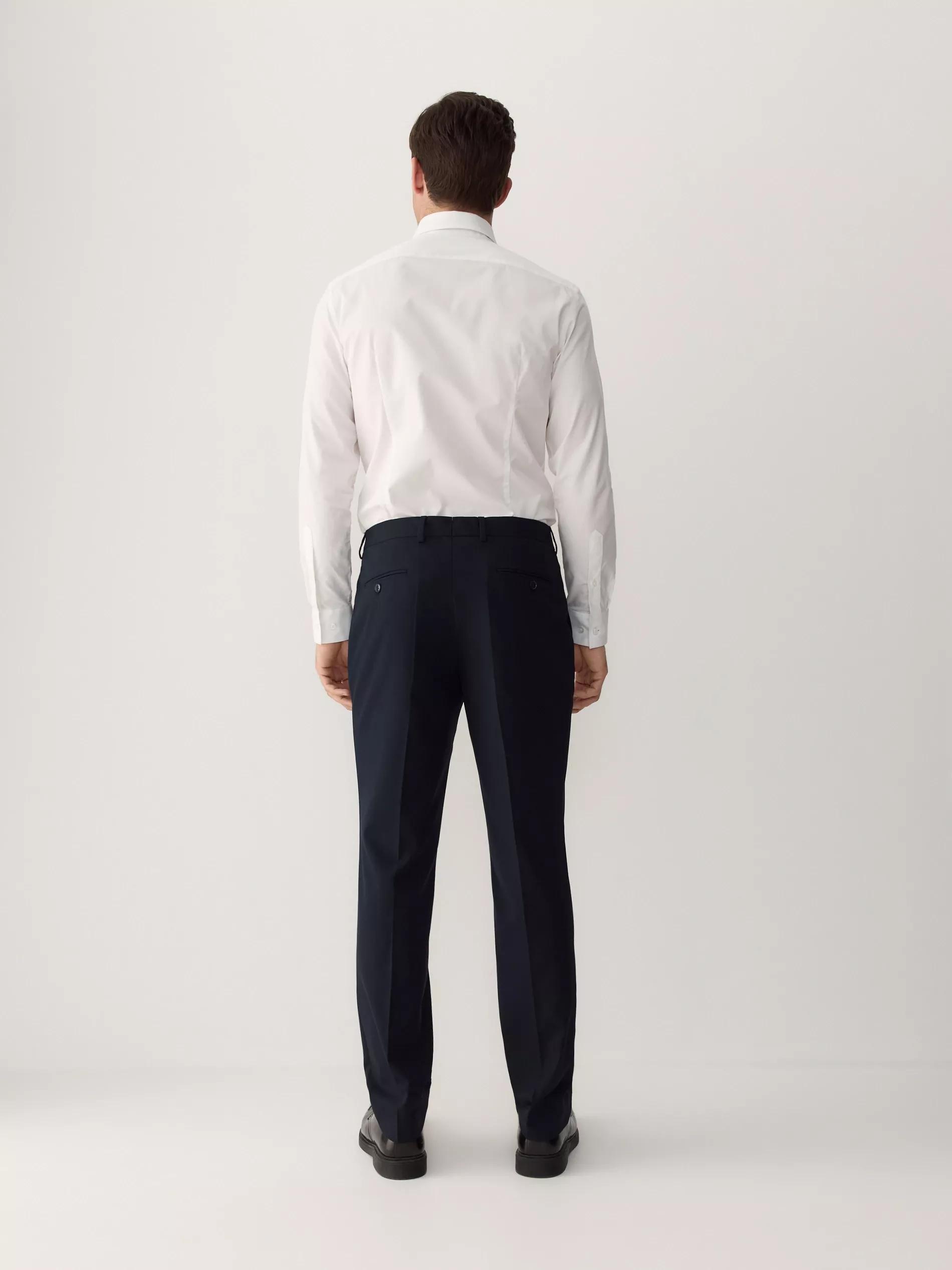 Navy Classic Striped Pants, , large image number 2