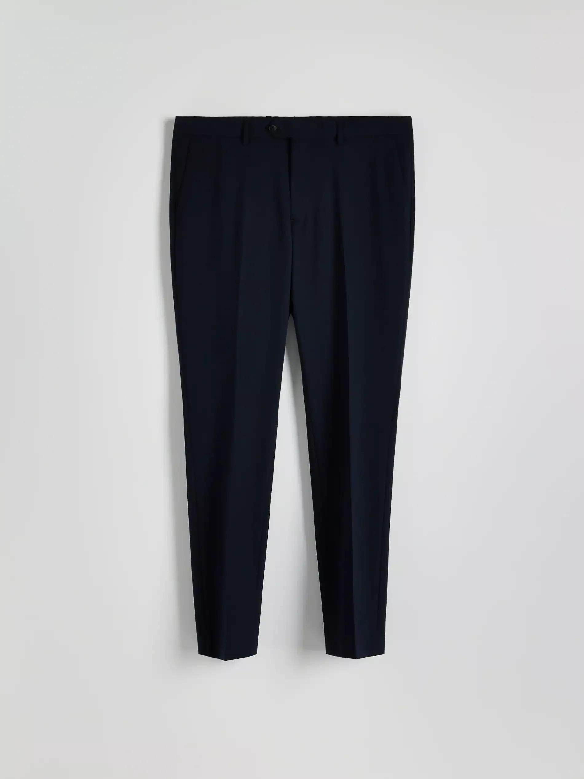 Navy Classic Striped Pants, , large image number 4