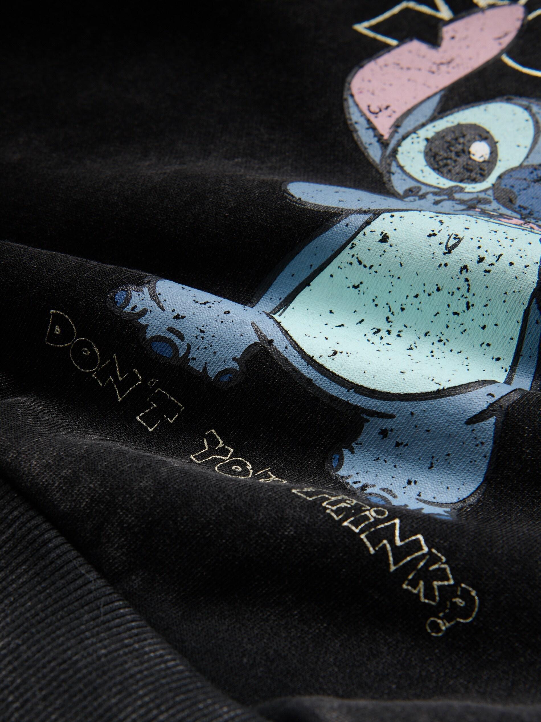 BLACK Lilo & Stitch sweatshirt, Black, large image number 1