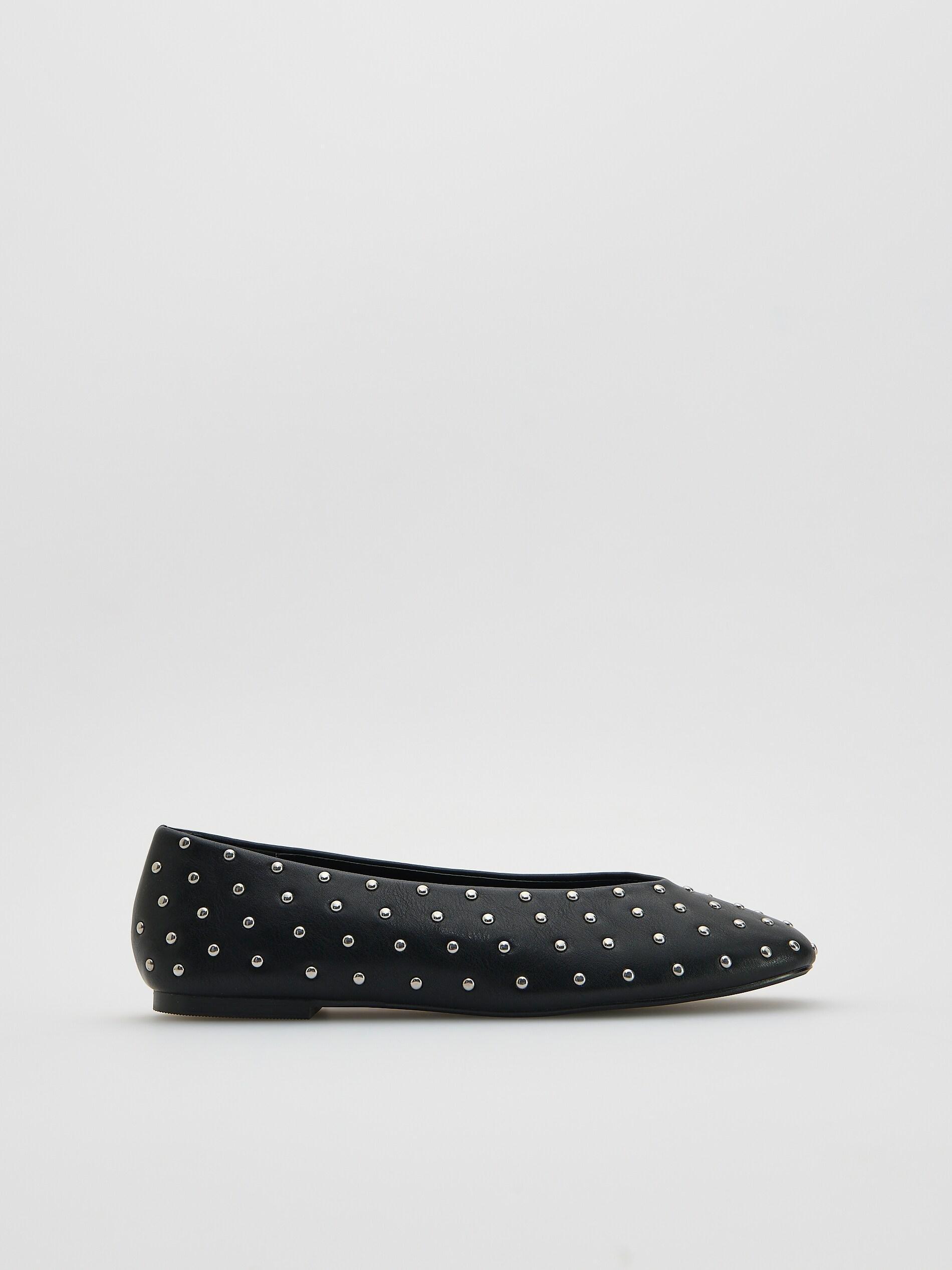 BLACK Ballerina shoes, Black, medium
