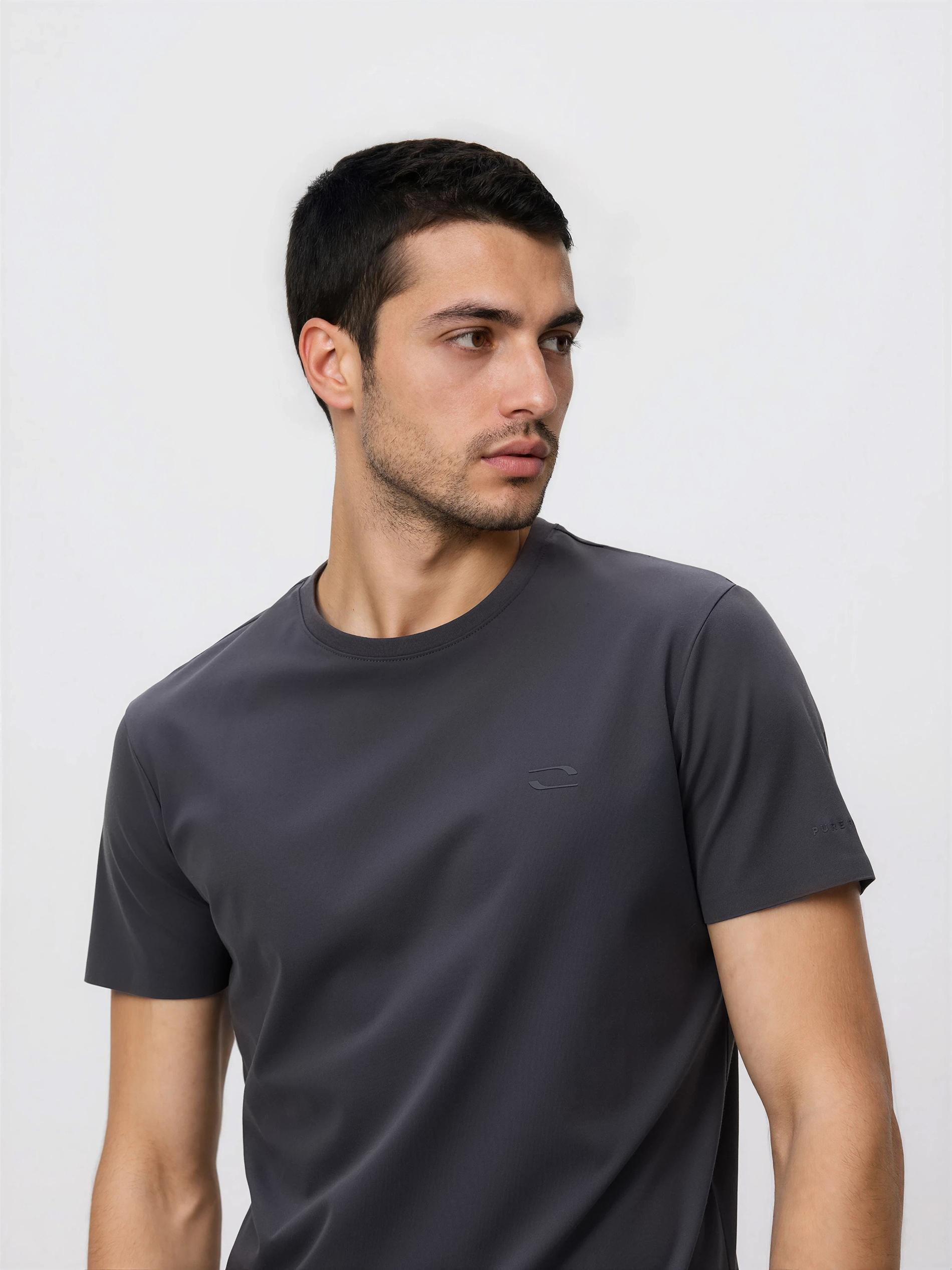 Grey T-Shirt, Grey, medium