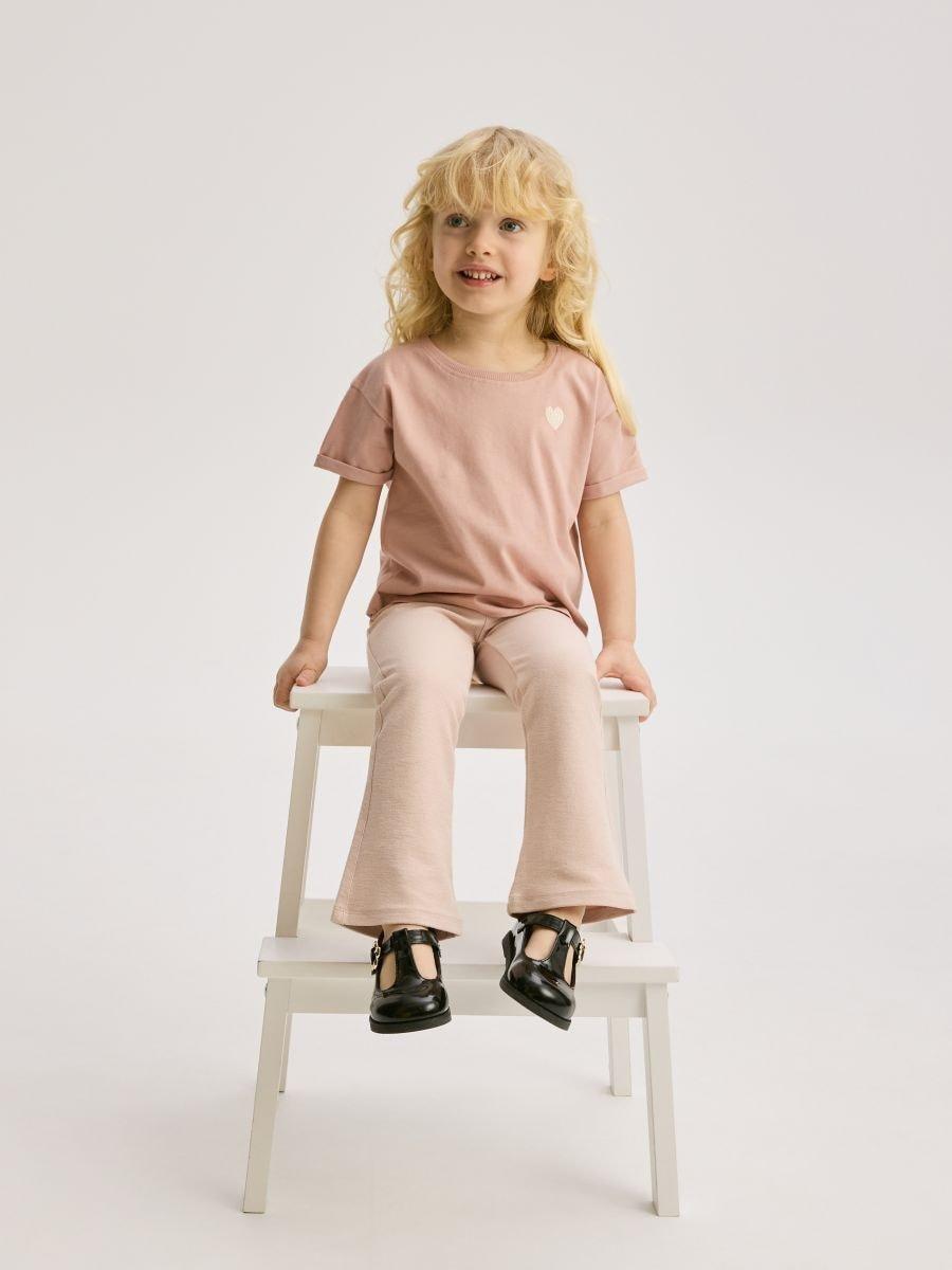 Pink Embroidered T-Shirt, , medium