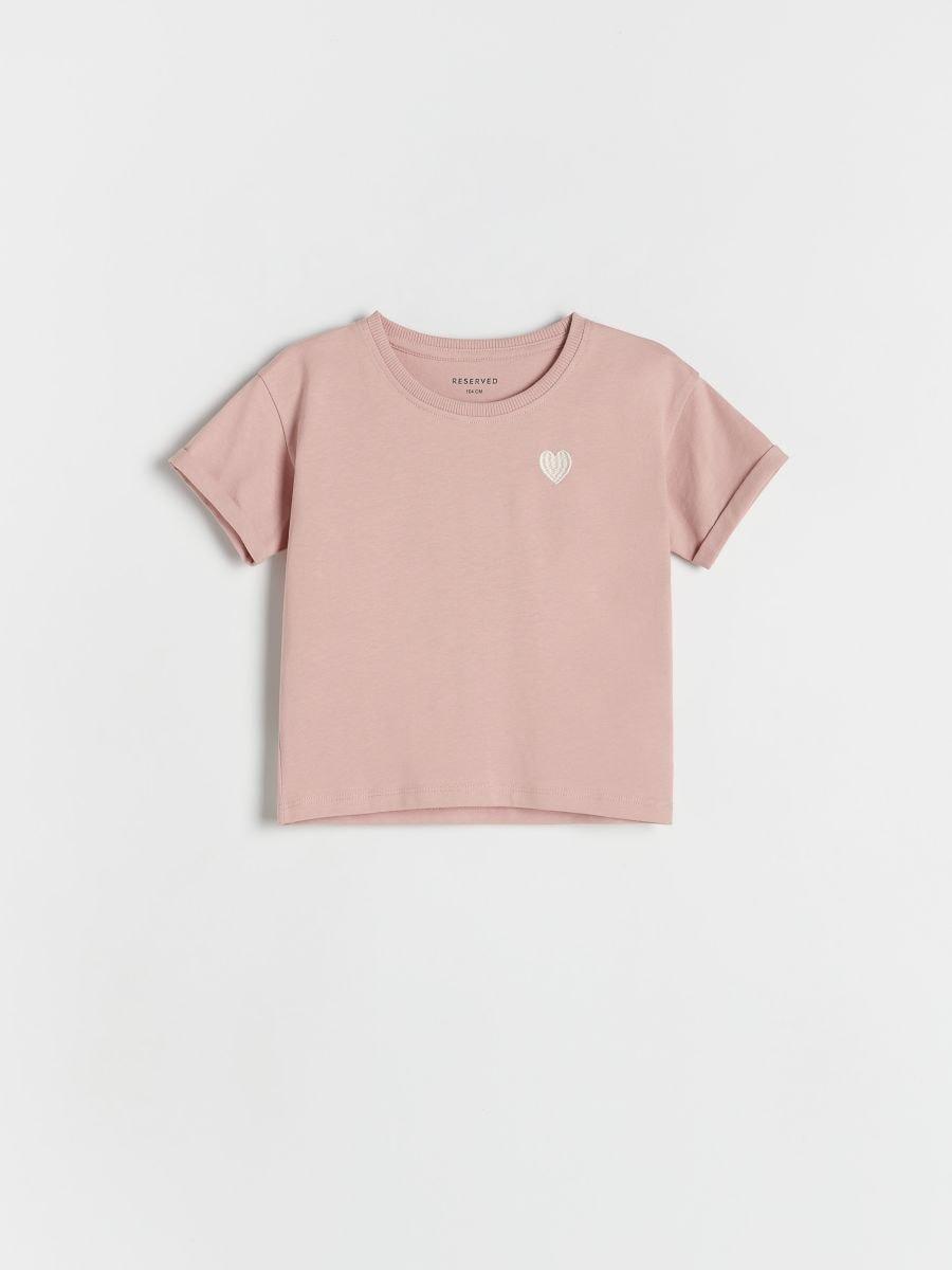 Pink Embroidered T-Shirt, , large image number 2