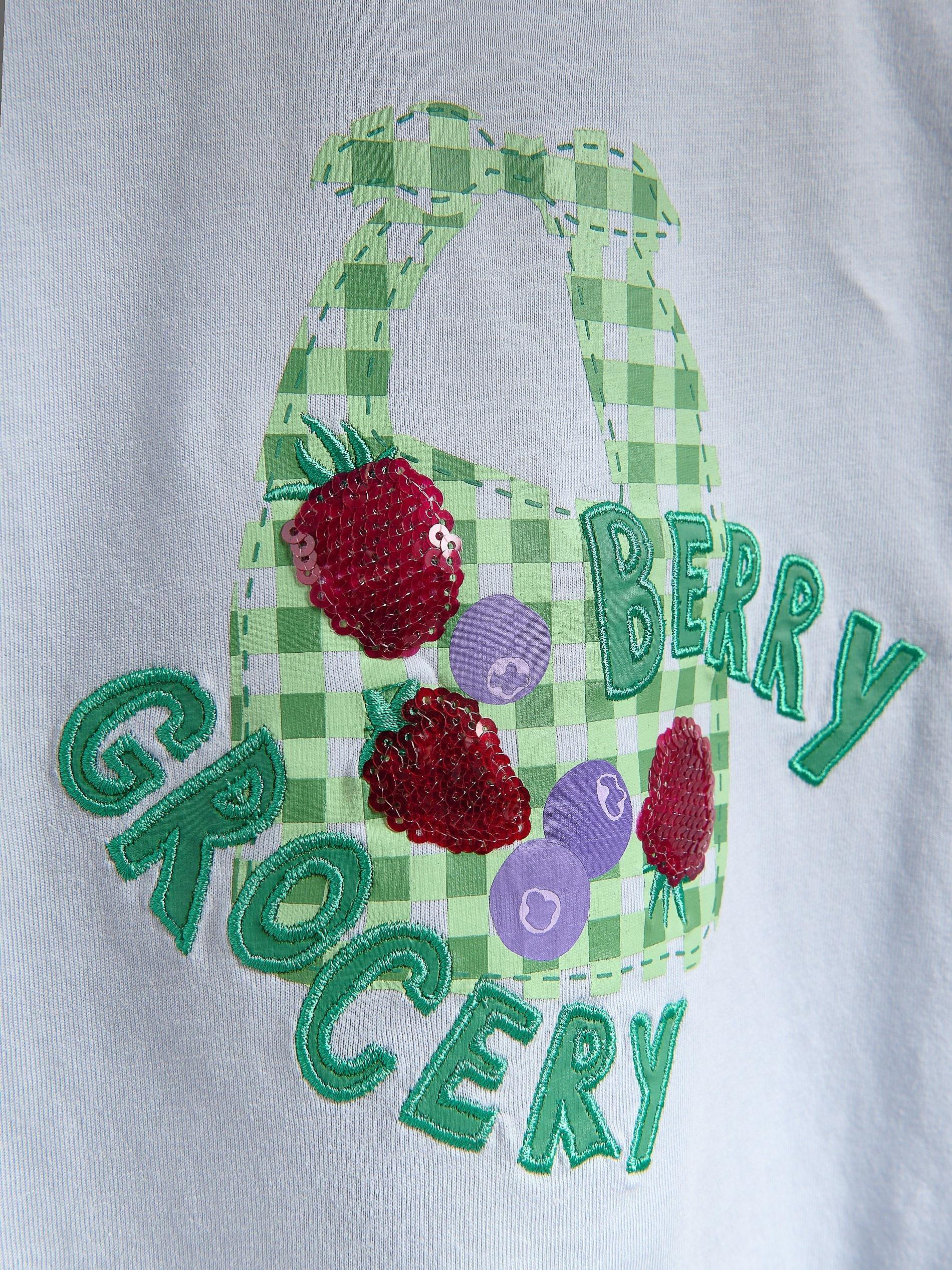Blue T-Shirt With Applique, Blue, large image number 2