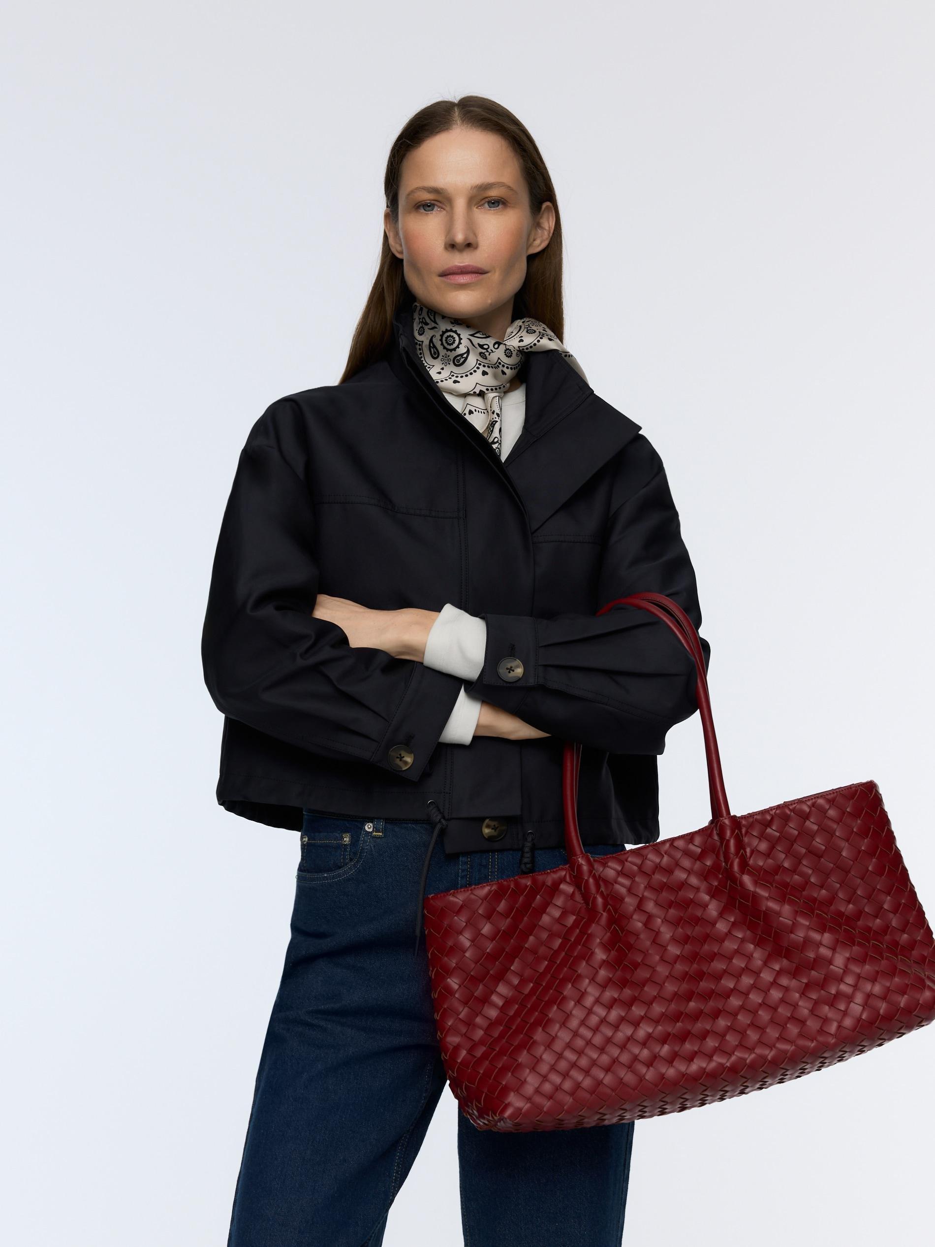 Cream Patterned Neckerchief, Ivory, large image number 4