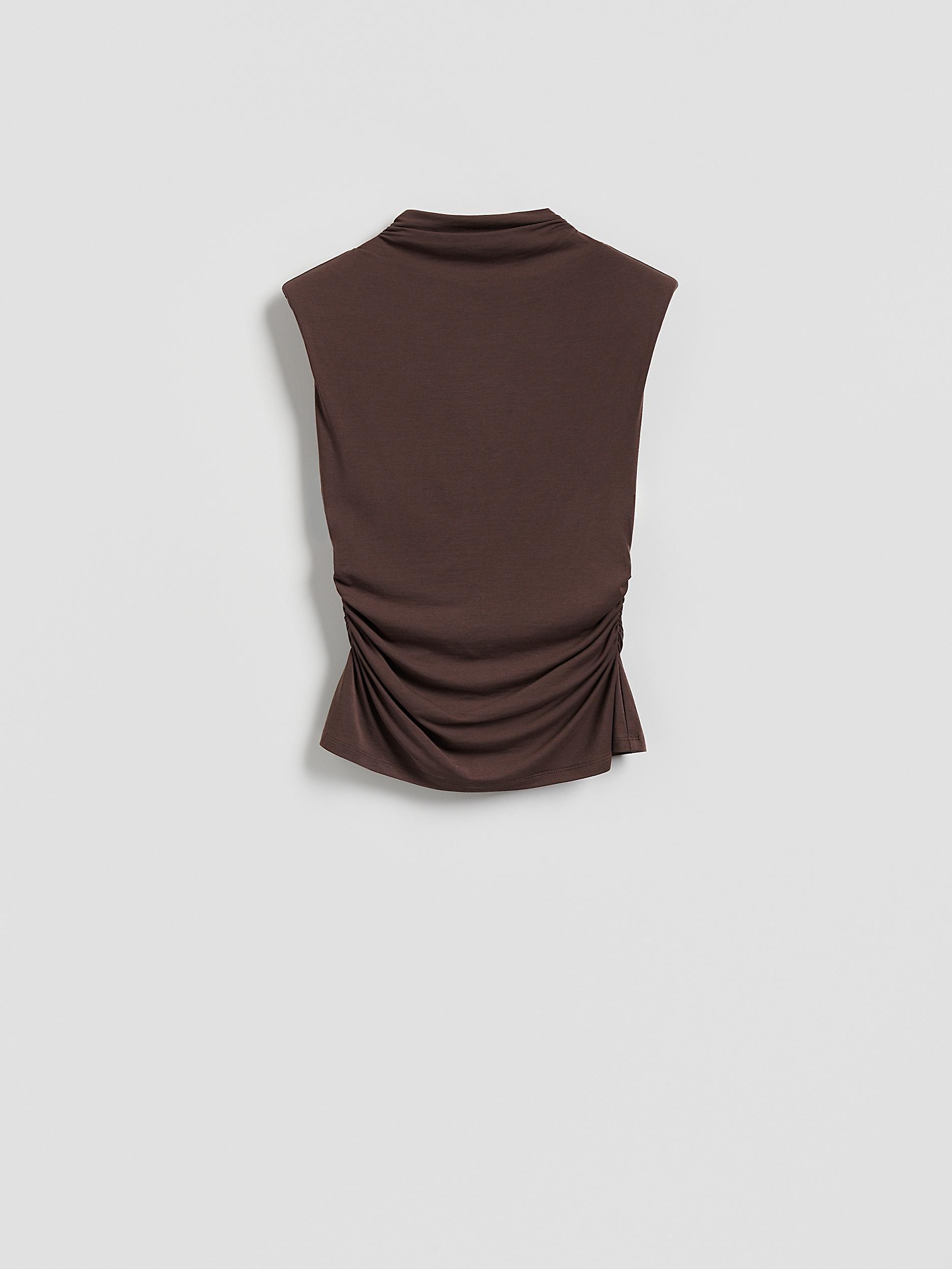 Brown Modal Top, Brown, large image number 0