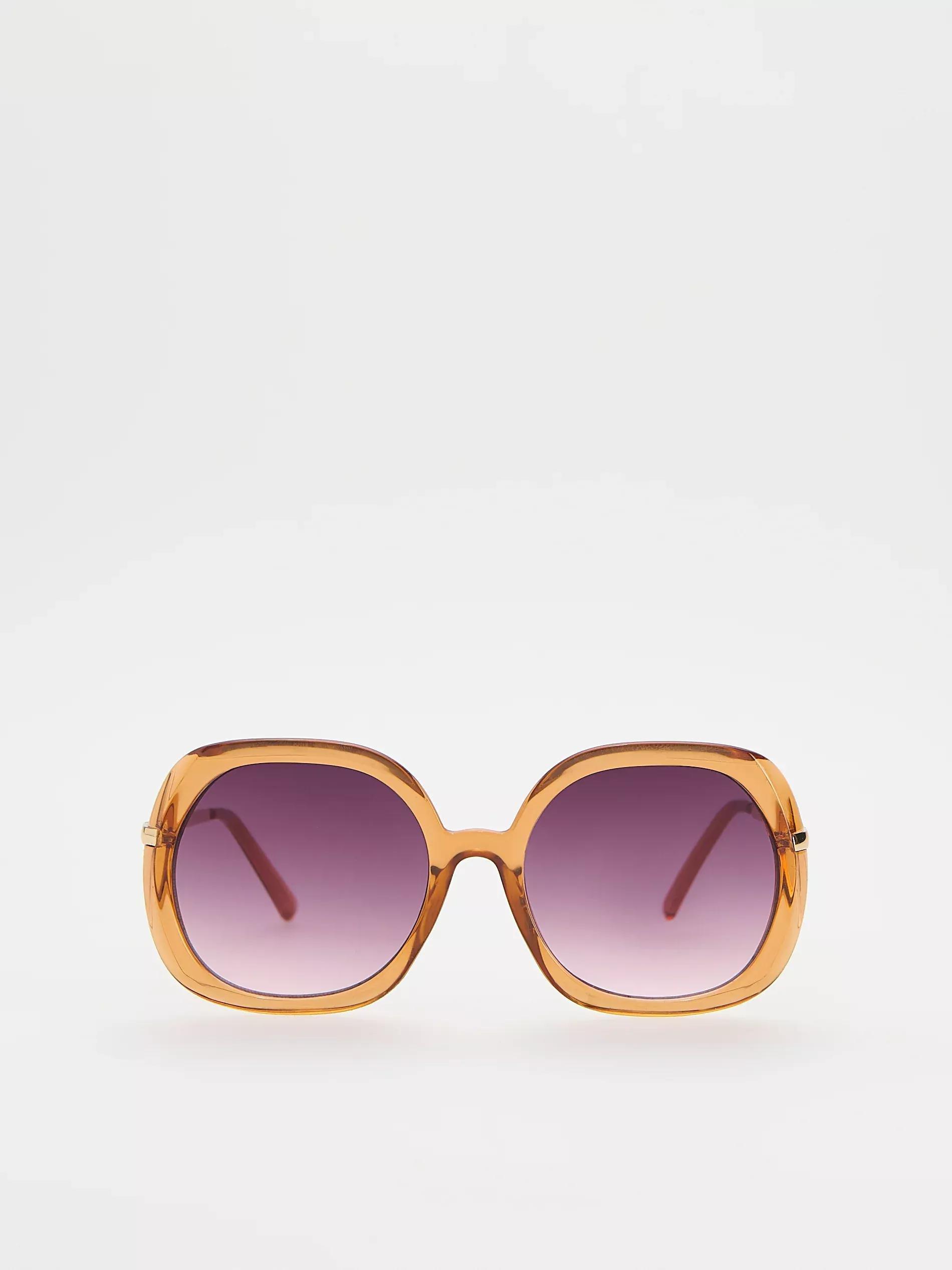 Brown Sunglasses, Orange, large image number 0