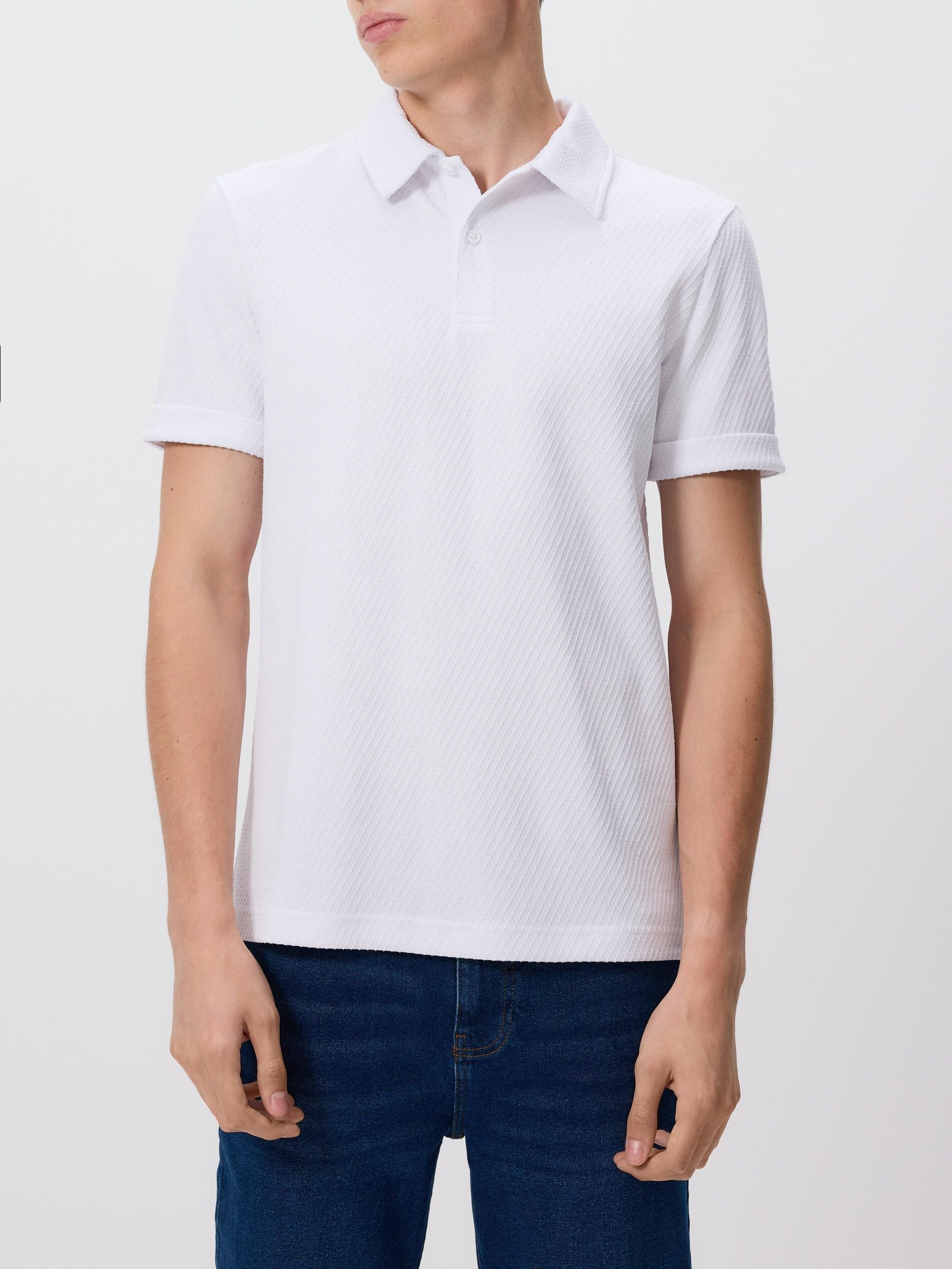 Cream Regular Fit Polo Shirt, Ivory, medium
