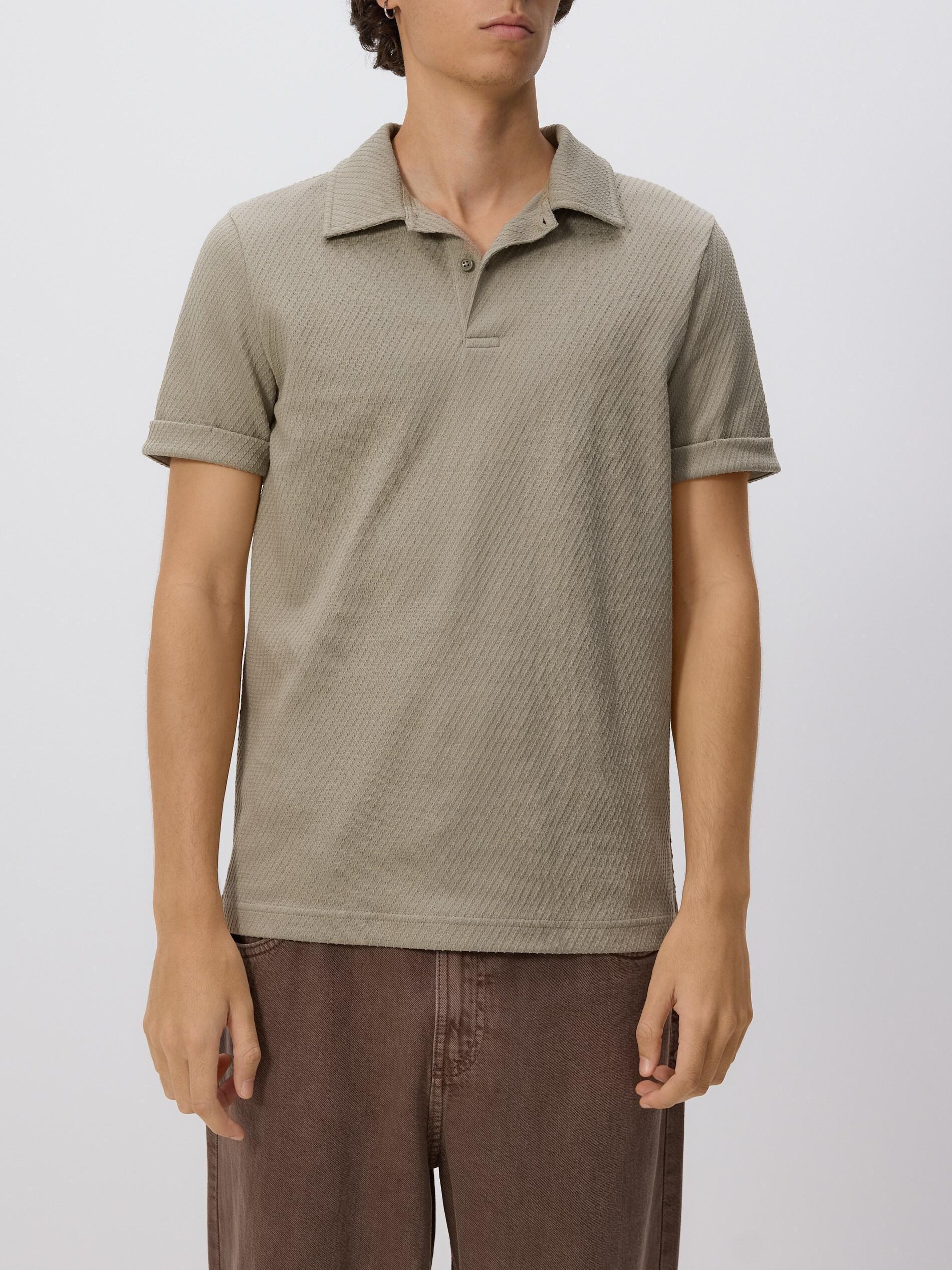 OLIVE Regular fit polo shirt, Khaki, large image number 1
