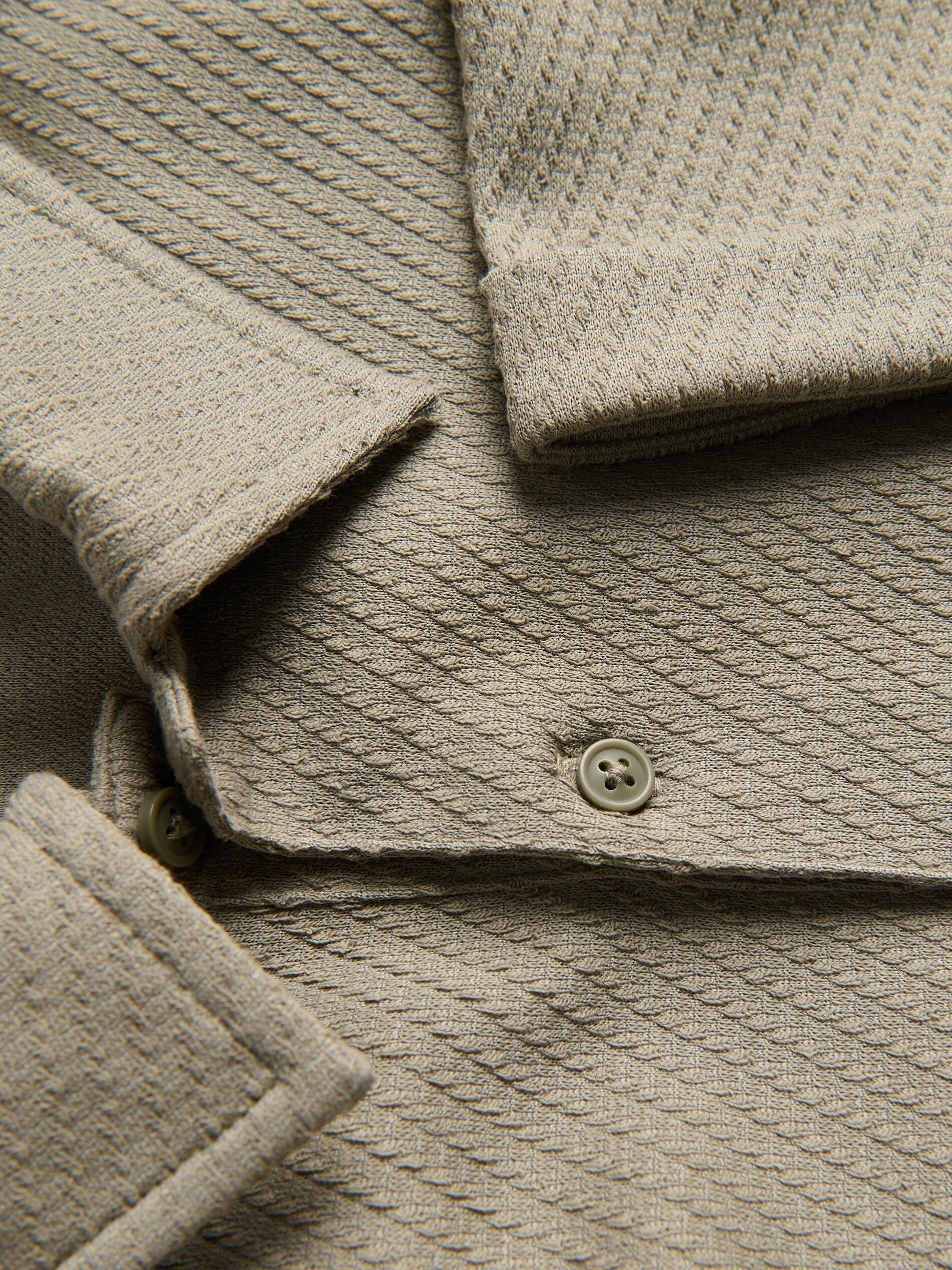 OLIVE Regular fit polo shirt, Khaki, large image number 4