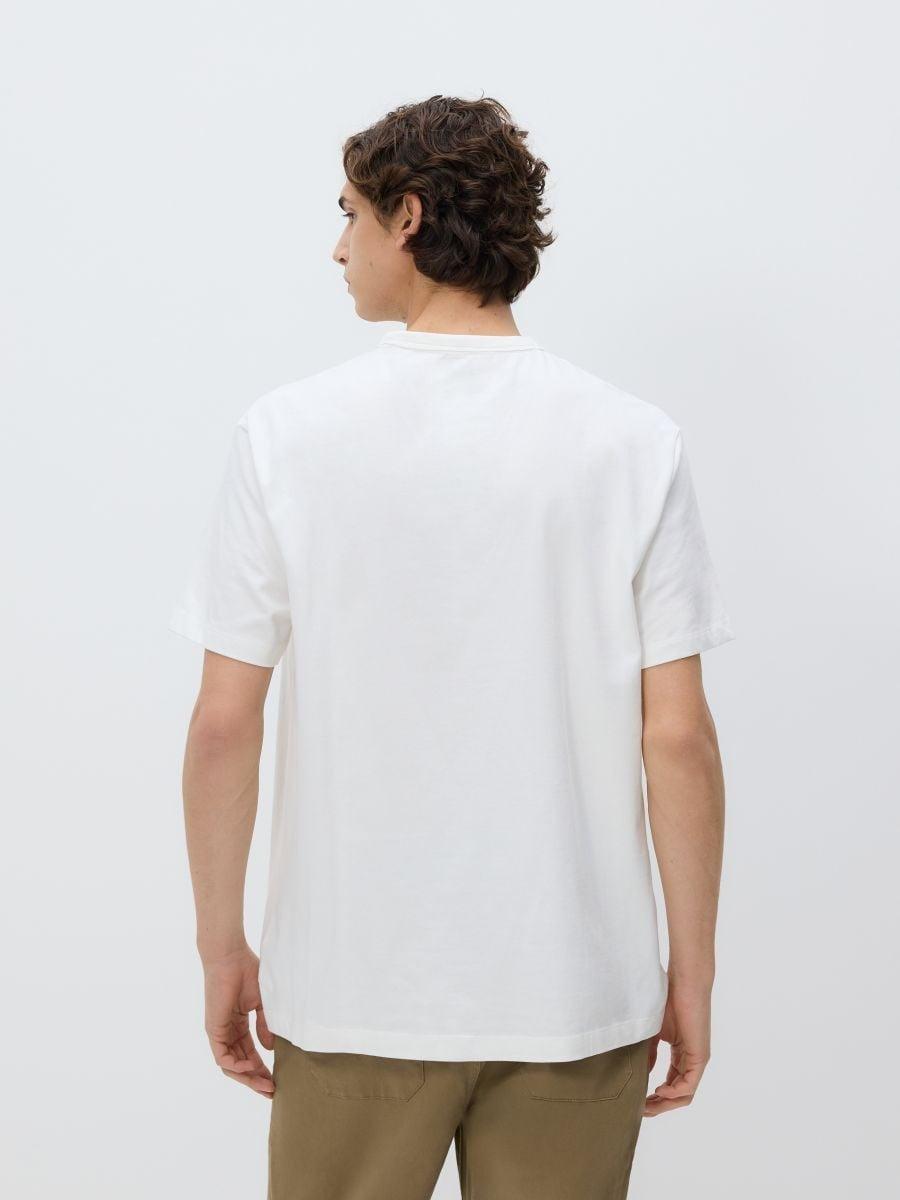 Cream Comfort Fit T-Shirt, Ivory, medium