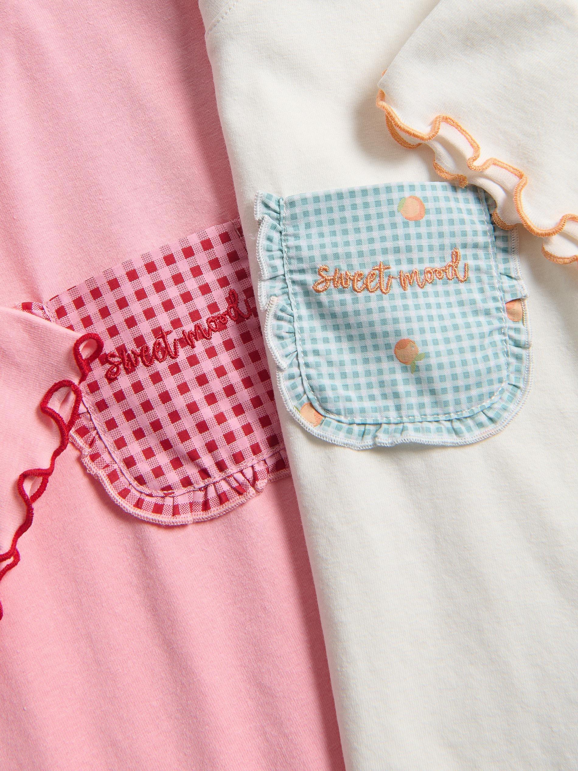 Pink T-Shirt With Applique, Pink, large image number 3