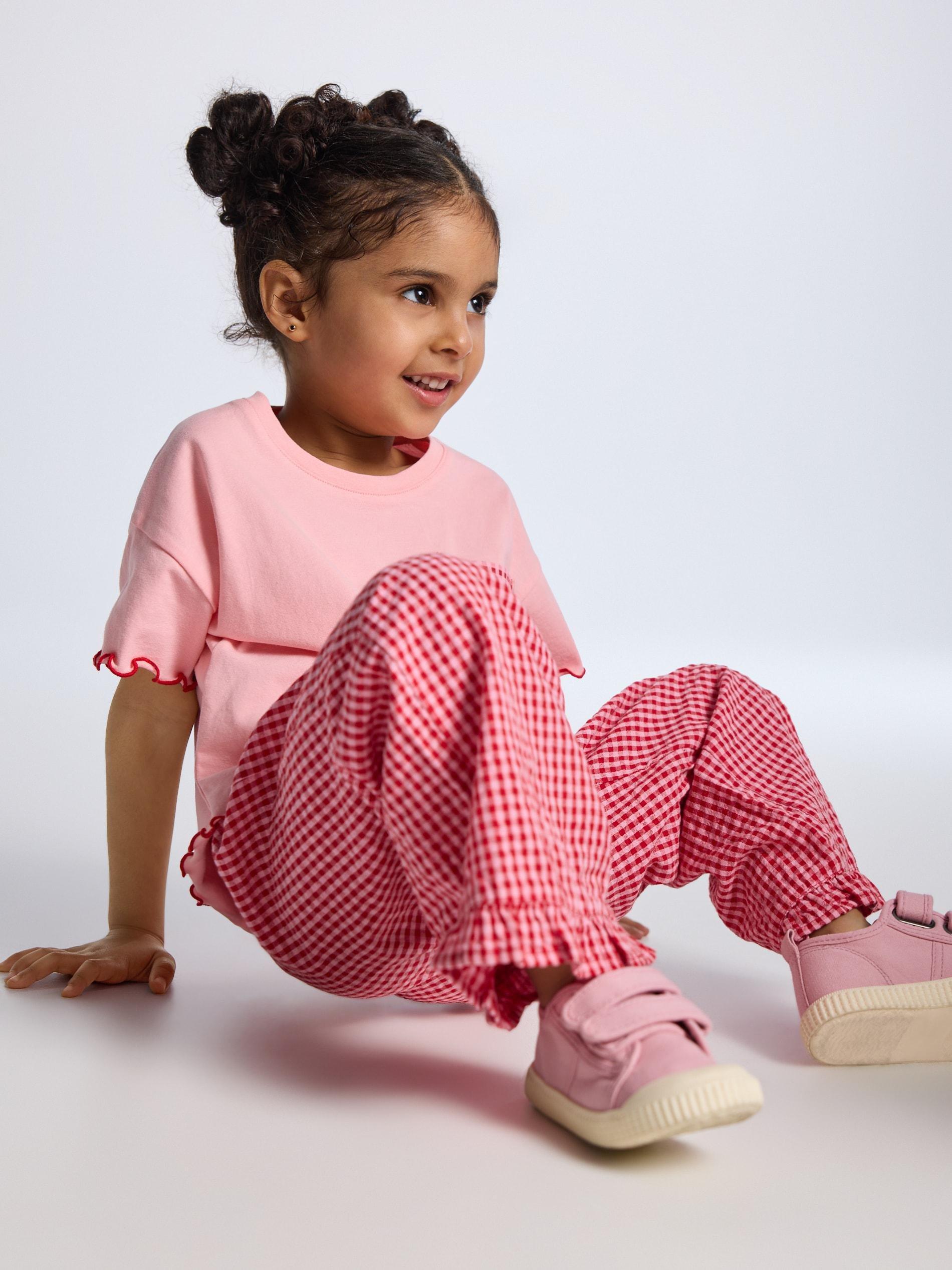 Pink T-Shirt With Applique, Pink, large image number 4