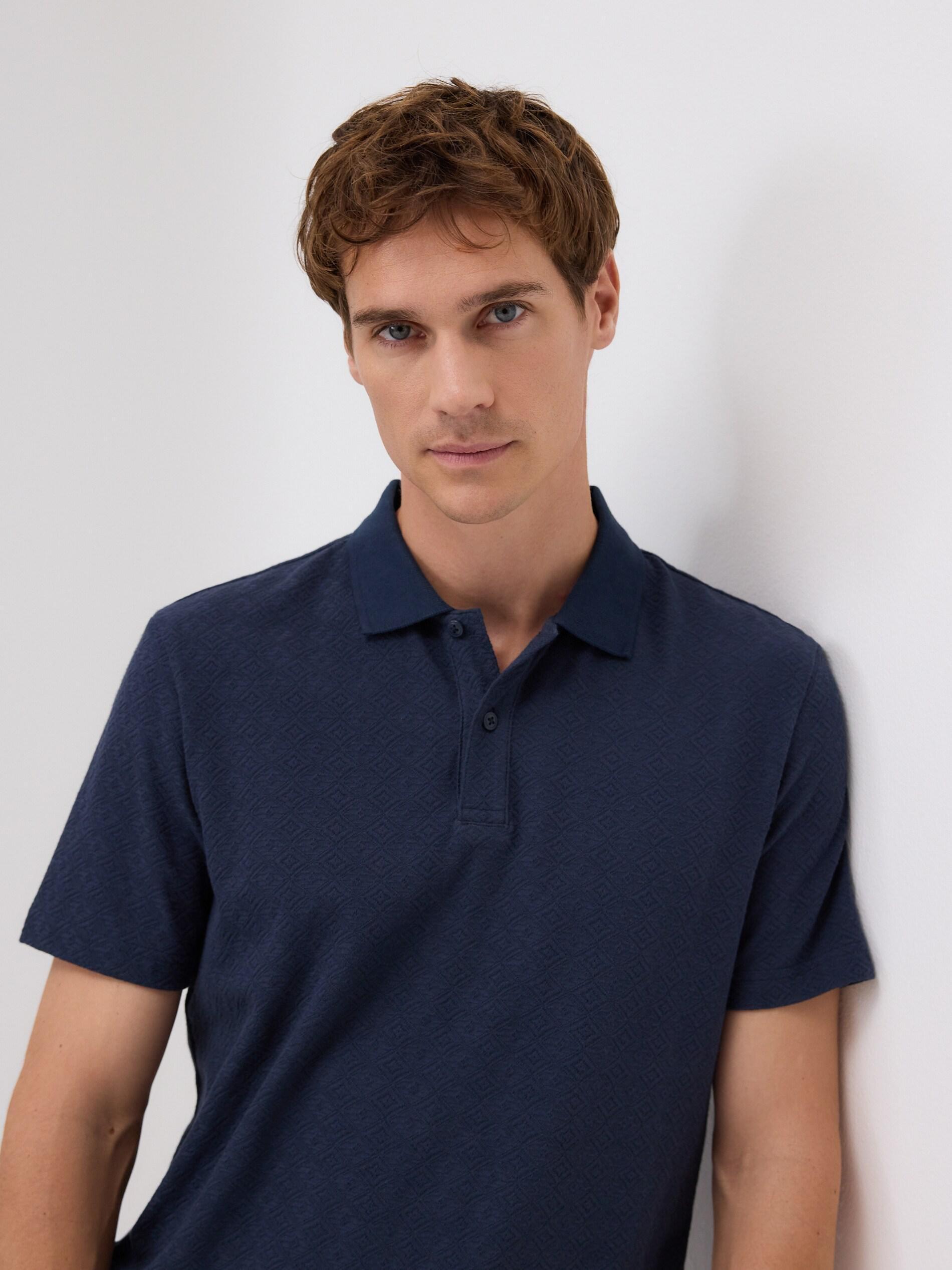 Navy Regular Fit Polo Shirt, Navy, large image number 0
