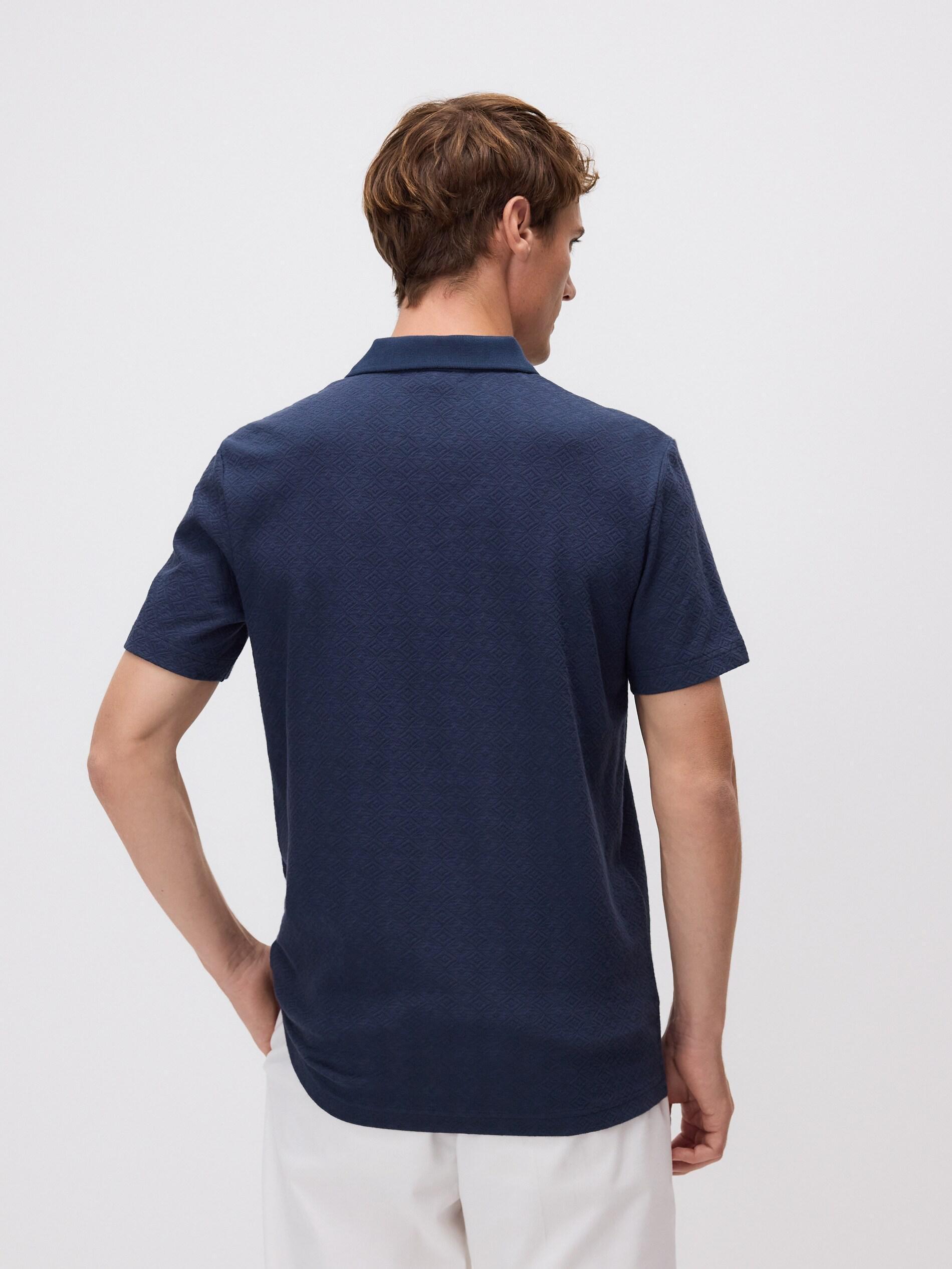 Navy Regular Fit Polo Shirt, Navy, large image number 3