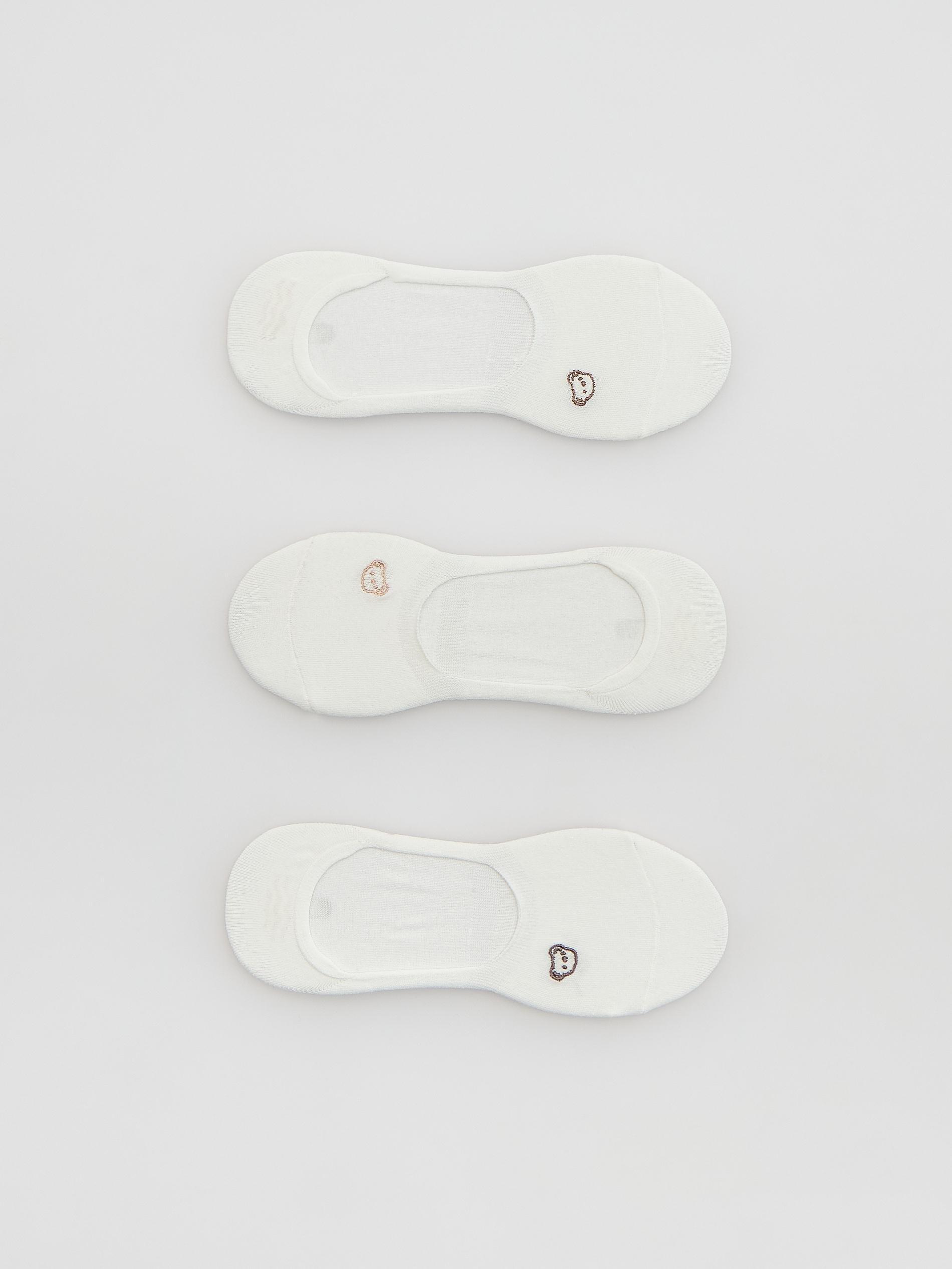 Cream Socks, Ivory, medium