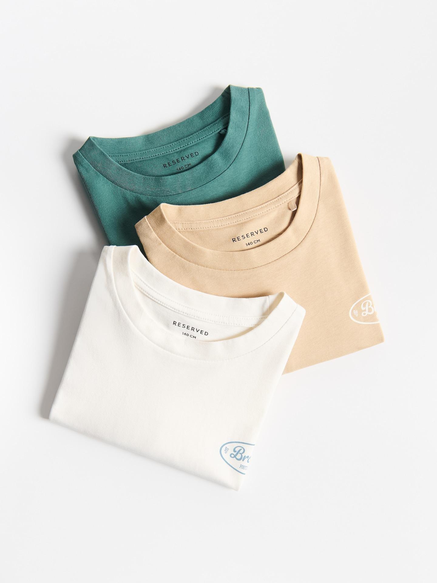 Fresh Green Cotton T-Shirt 3 Pack, Green, medium
