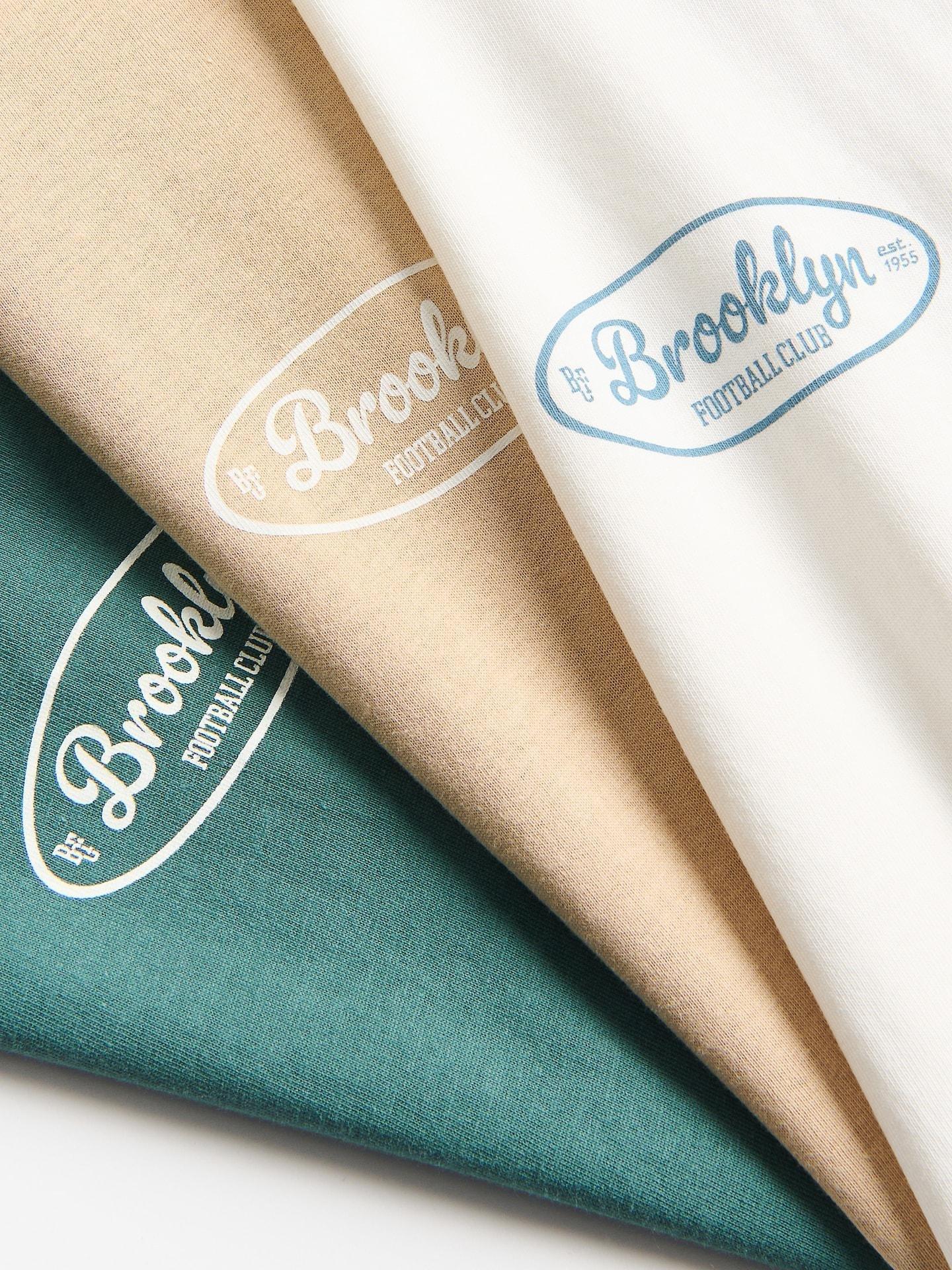 Fresh Green Cotton T-Shirt 3 Pack, Green, medium