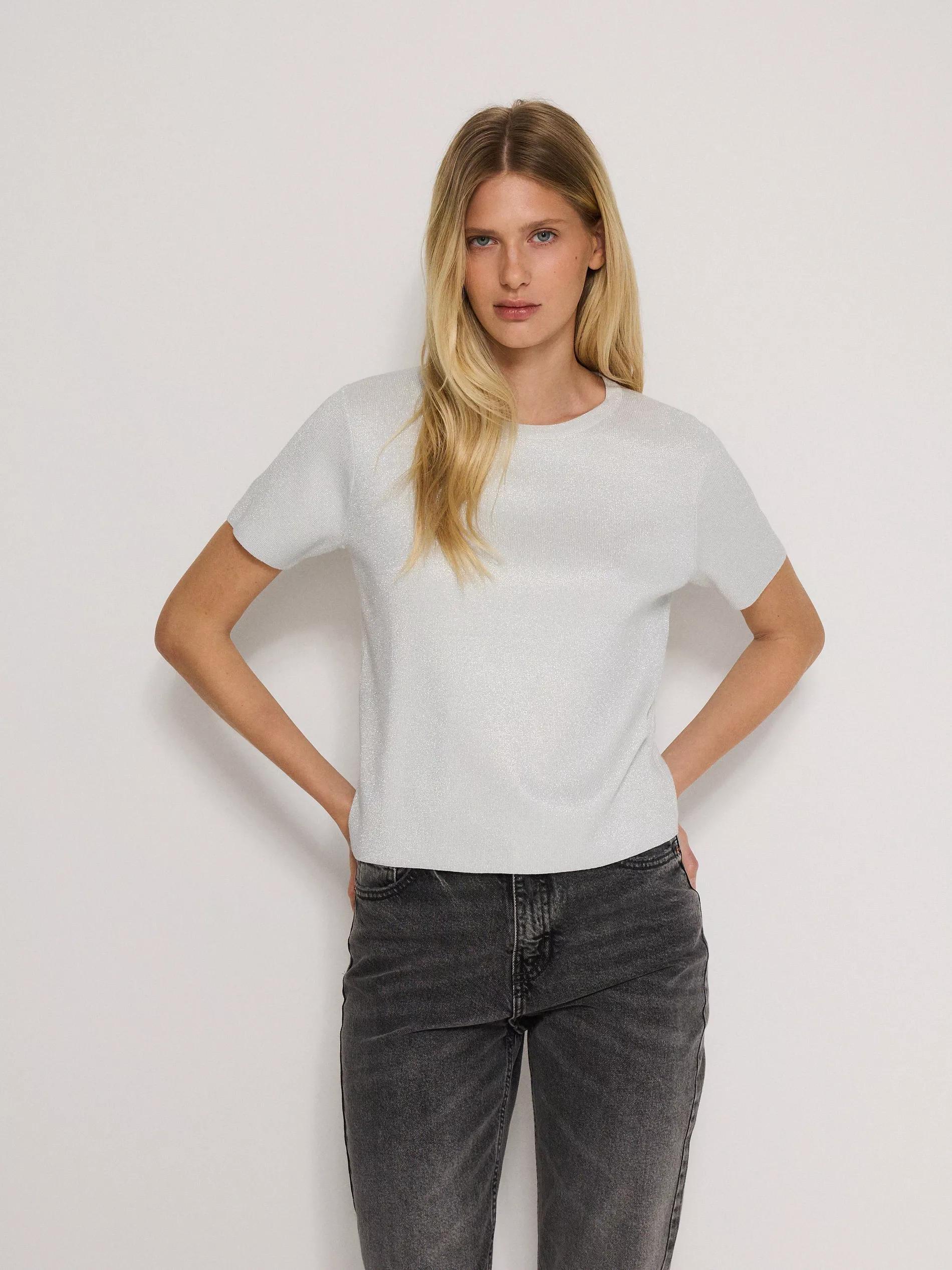 Grey Short Sleeve Plain T-Shirt, , large image number 0