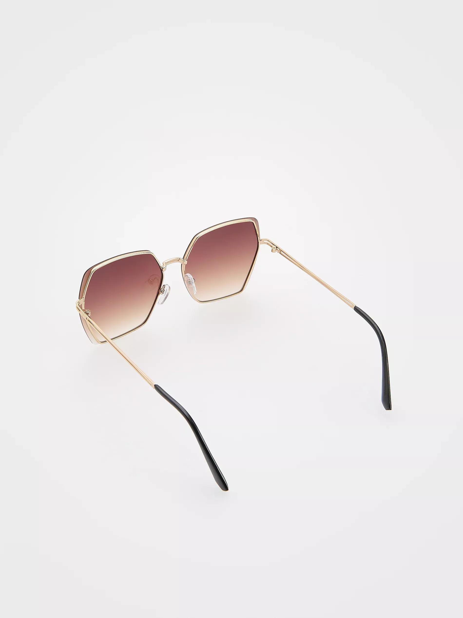 Brown Sunglasses, Brown, large image number 1