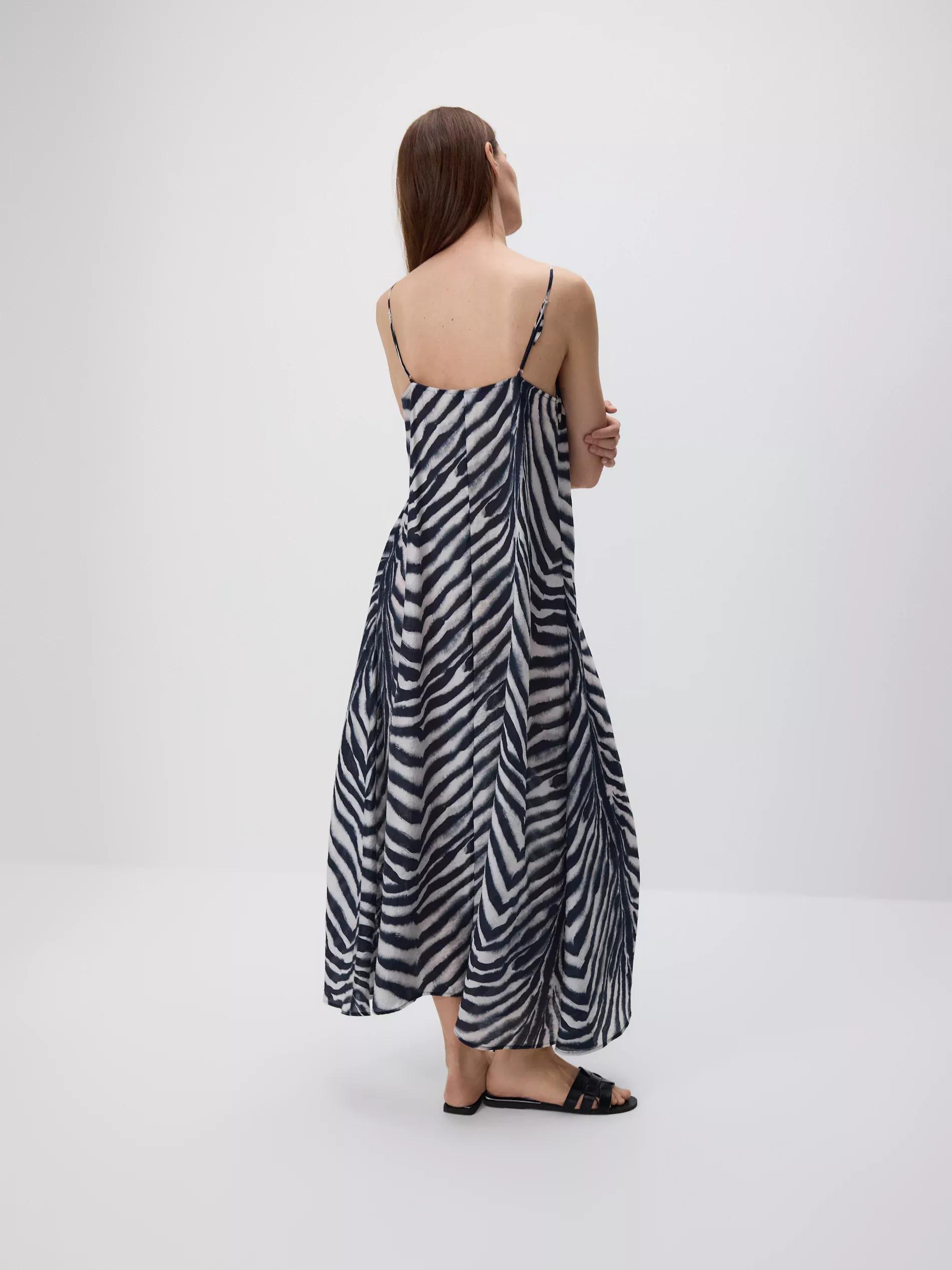 Multicolour Modal Rich Midi Dress, , large image number 2