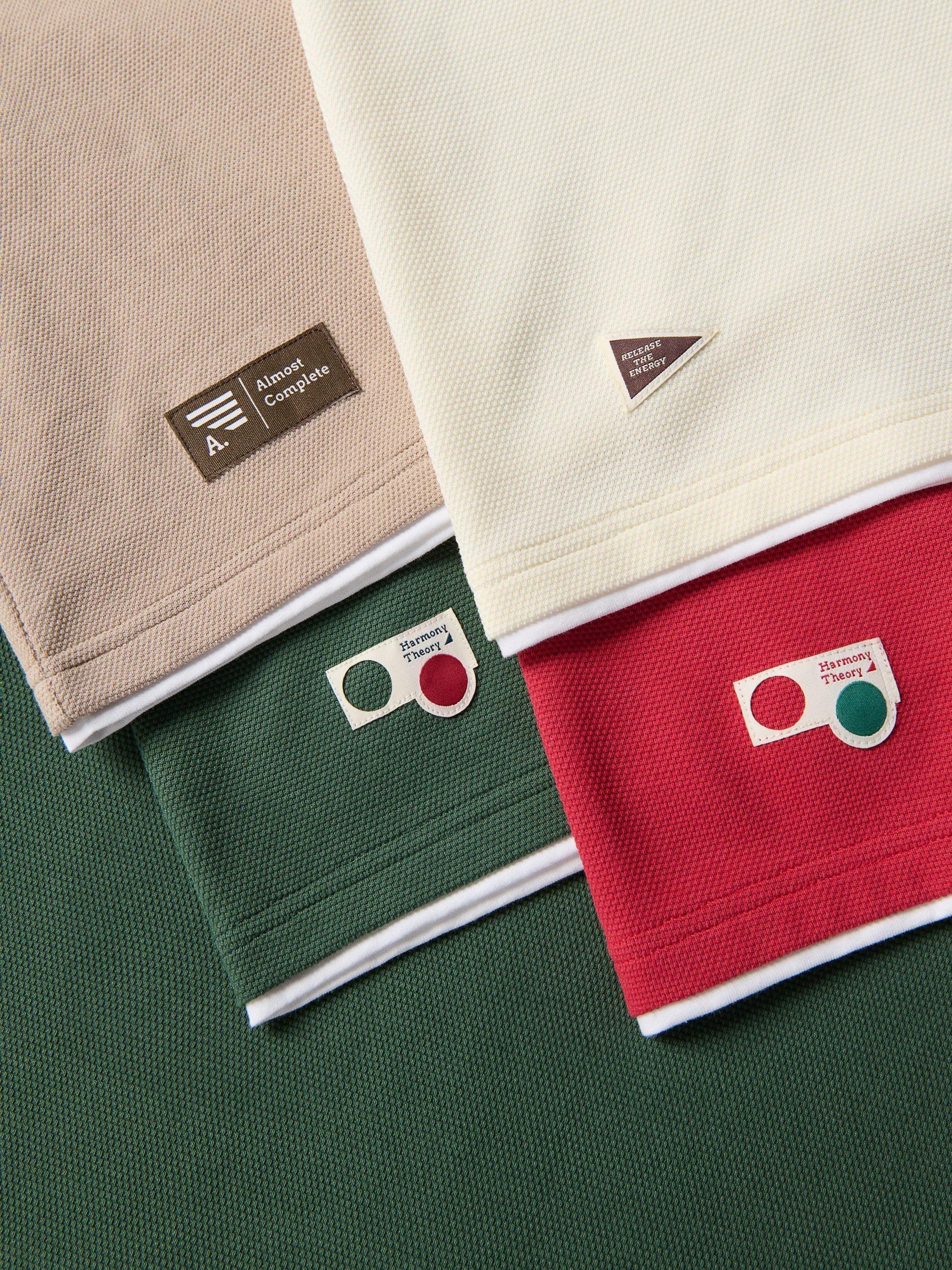 Green Regular Fit Structural Fabric T-Shirt, Khaki, large image number 1