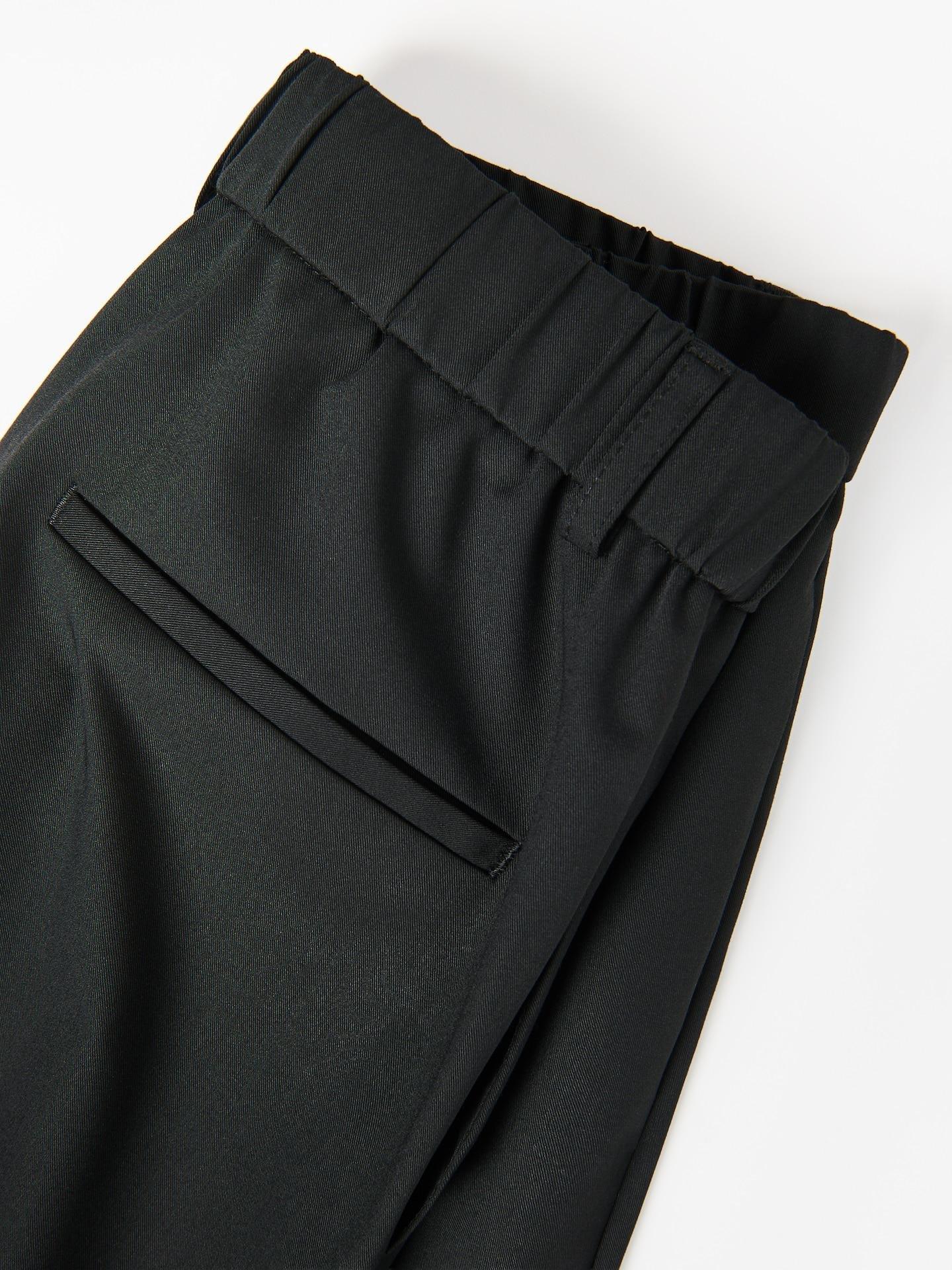 Black Trousers With Tie Detail, Black, large image number 4