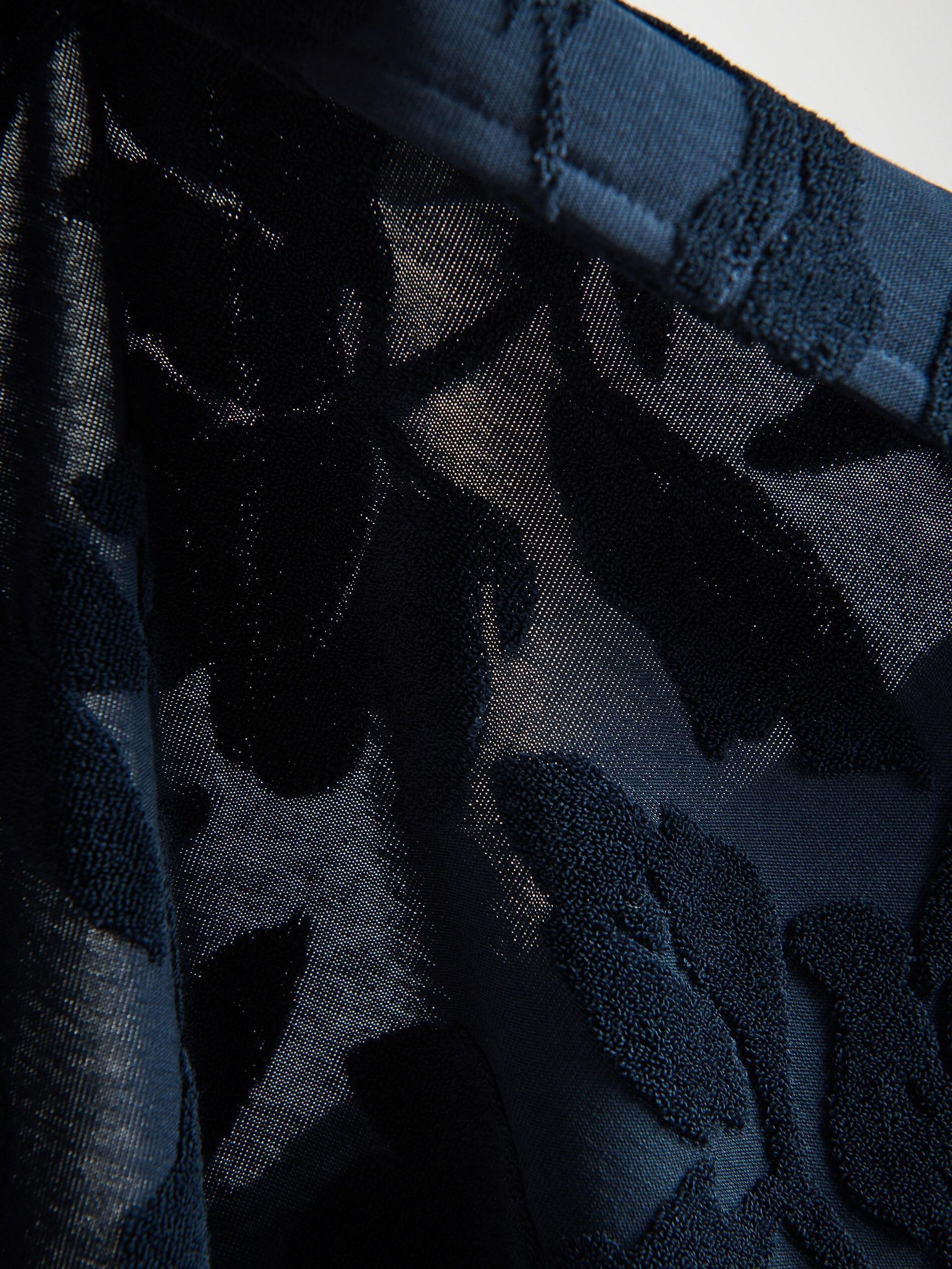 Navy Regular Fit Patterned Shirt, Navy, large image number 5