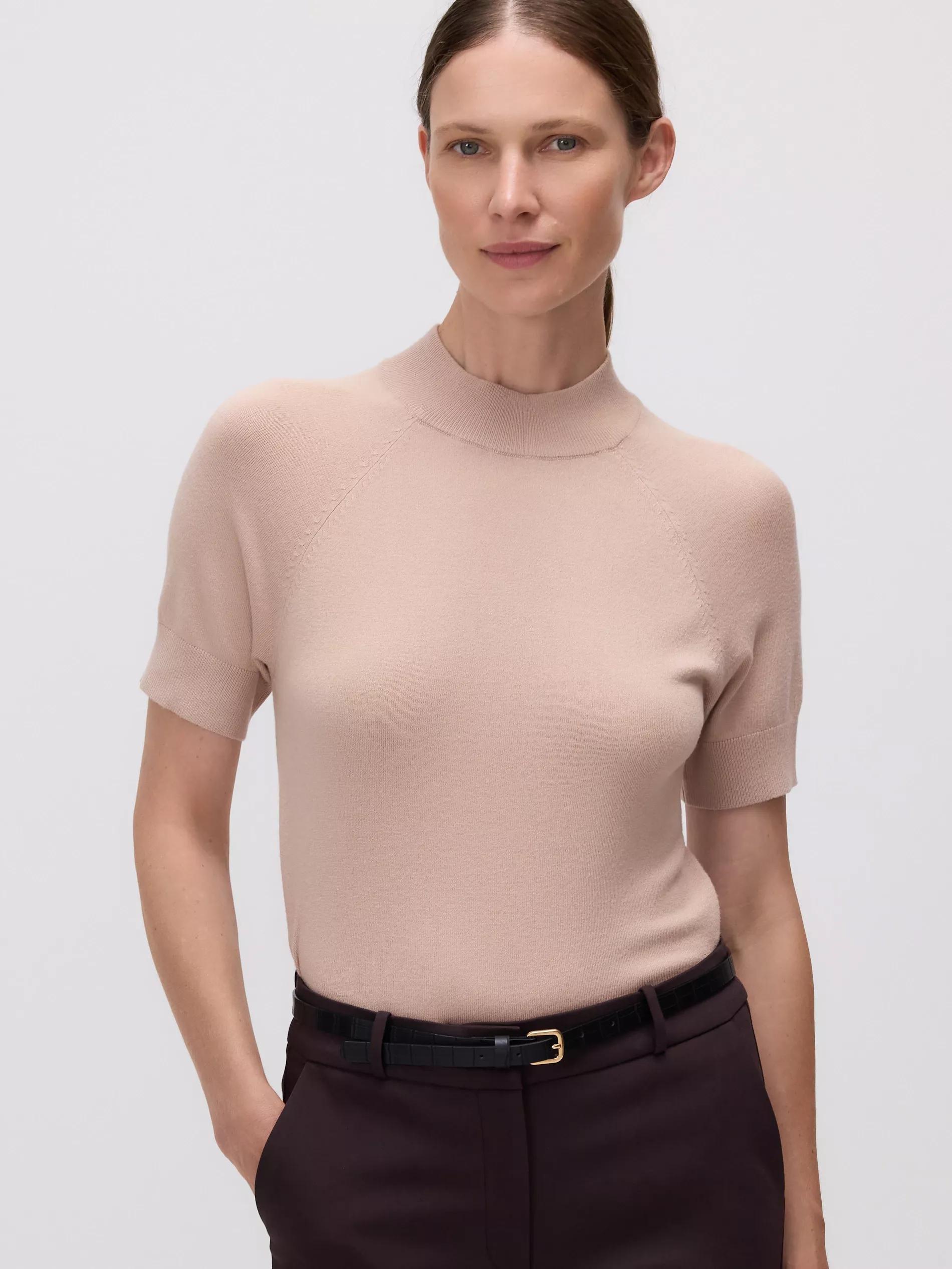 Brown Cigarette Trousers With Belt, , large image number 2