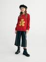Reserved - Red Jumper With 3D Applique, Kids Girls