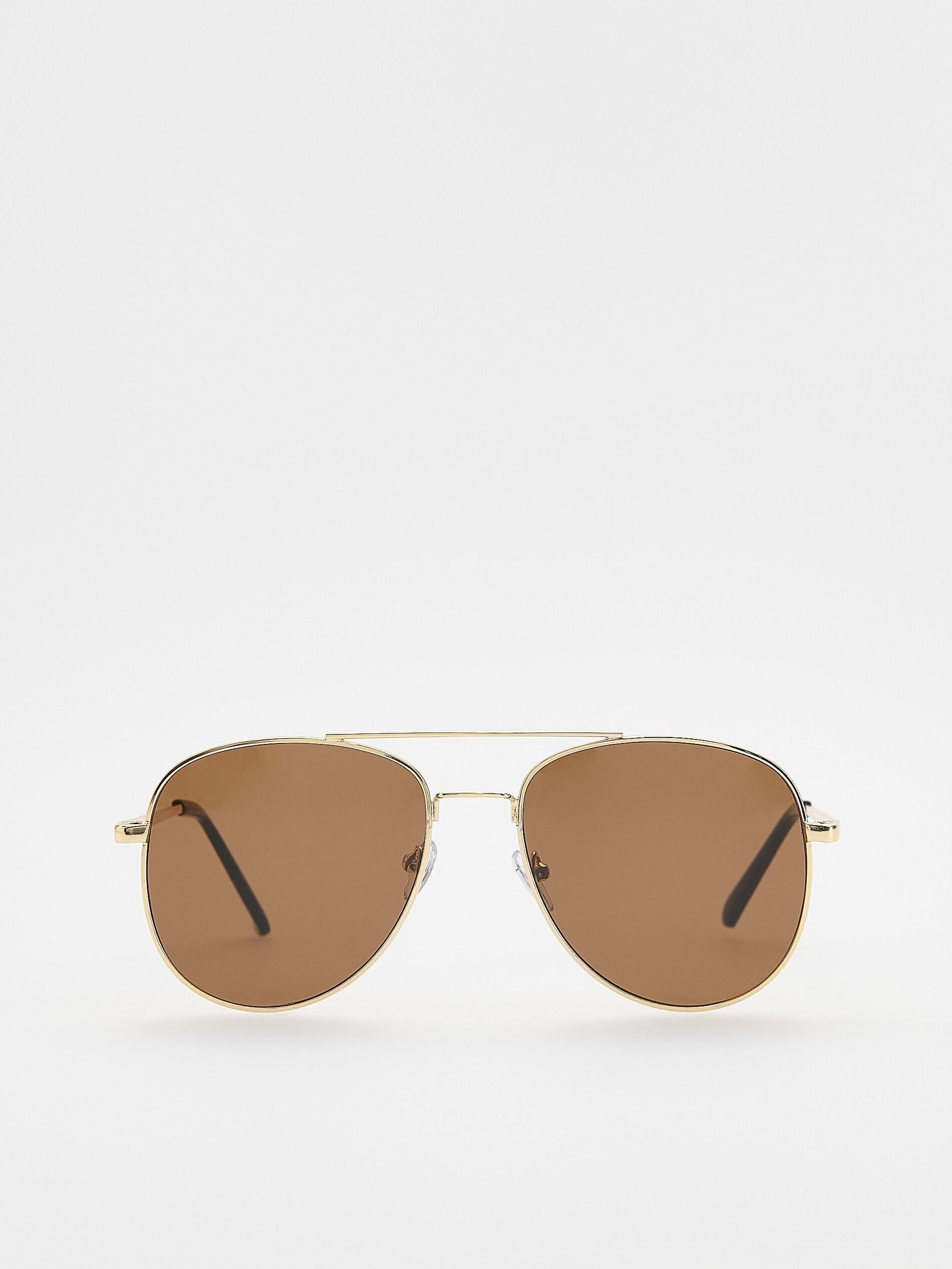 BROWN Sunglasses, Brown, medium