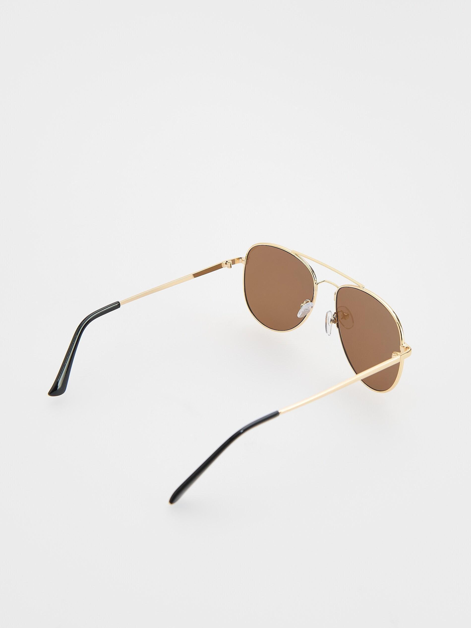 BROWN Sunglasses, Brown, large image number 1