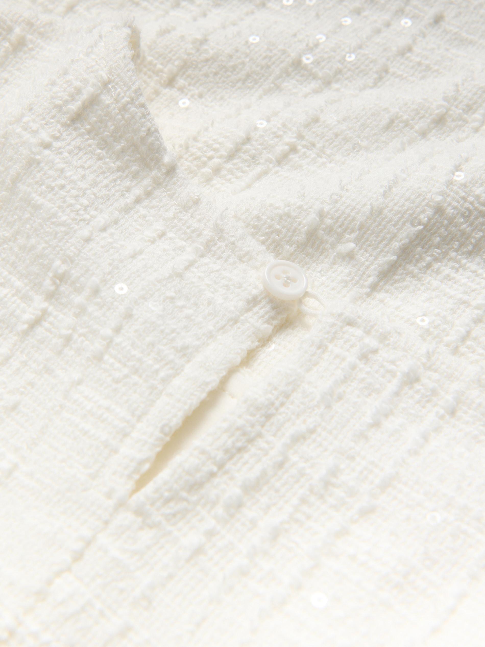 Cream Dress, Kids Girl, Ivory, large image number 4