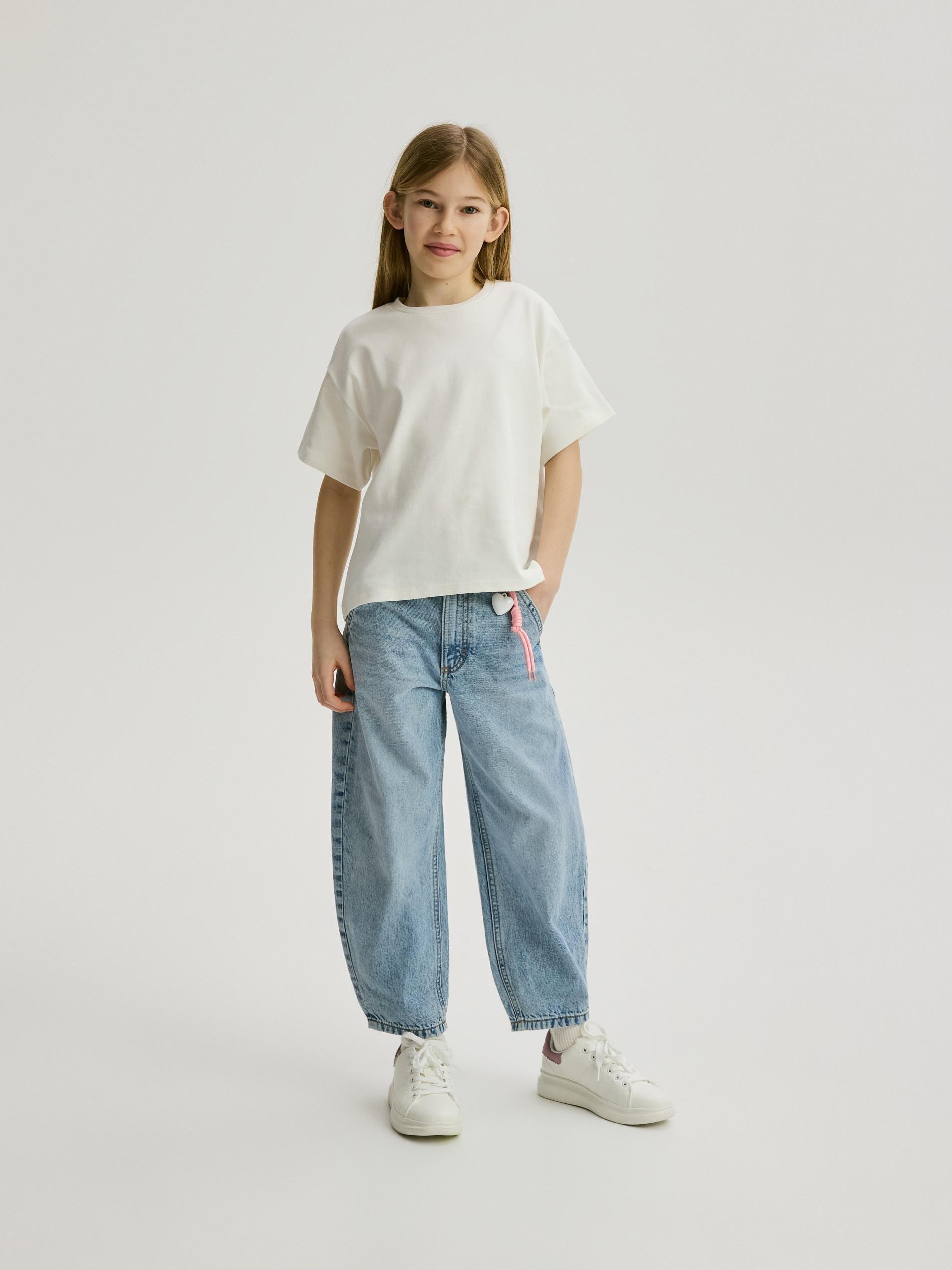 Blue Skater Jeans With Keychain, Blue, large image number 0