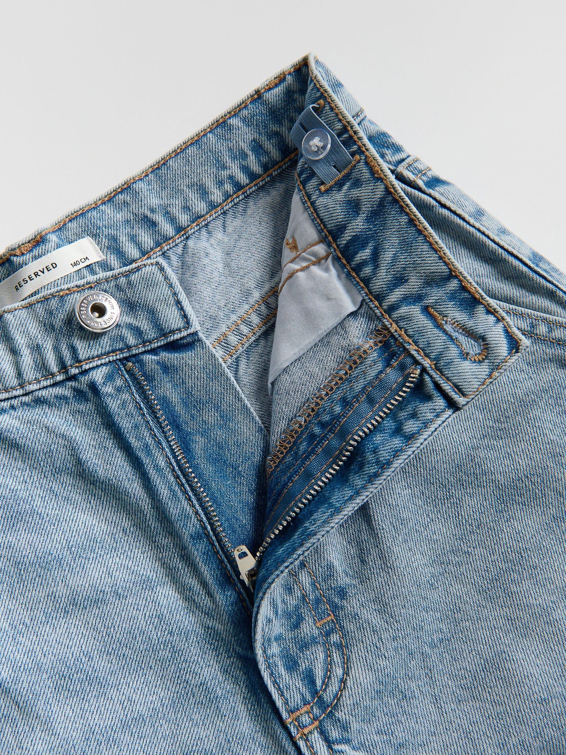 Blue Skater Jeans With Keychain, Blue, large image number 5