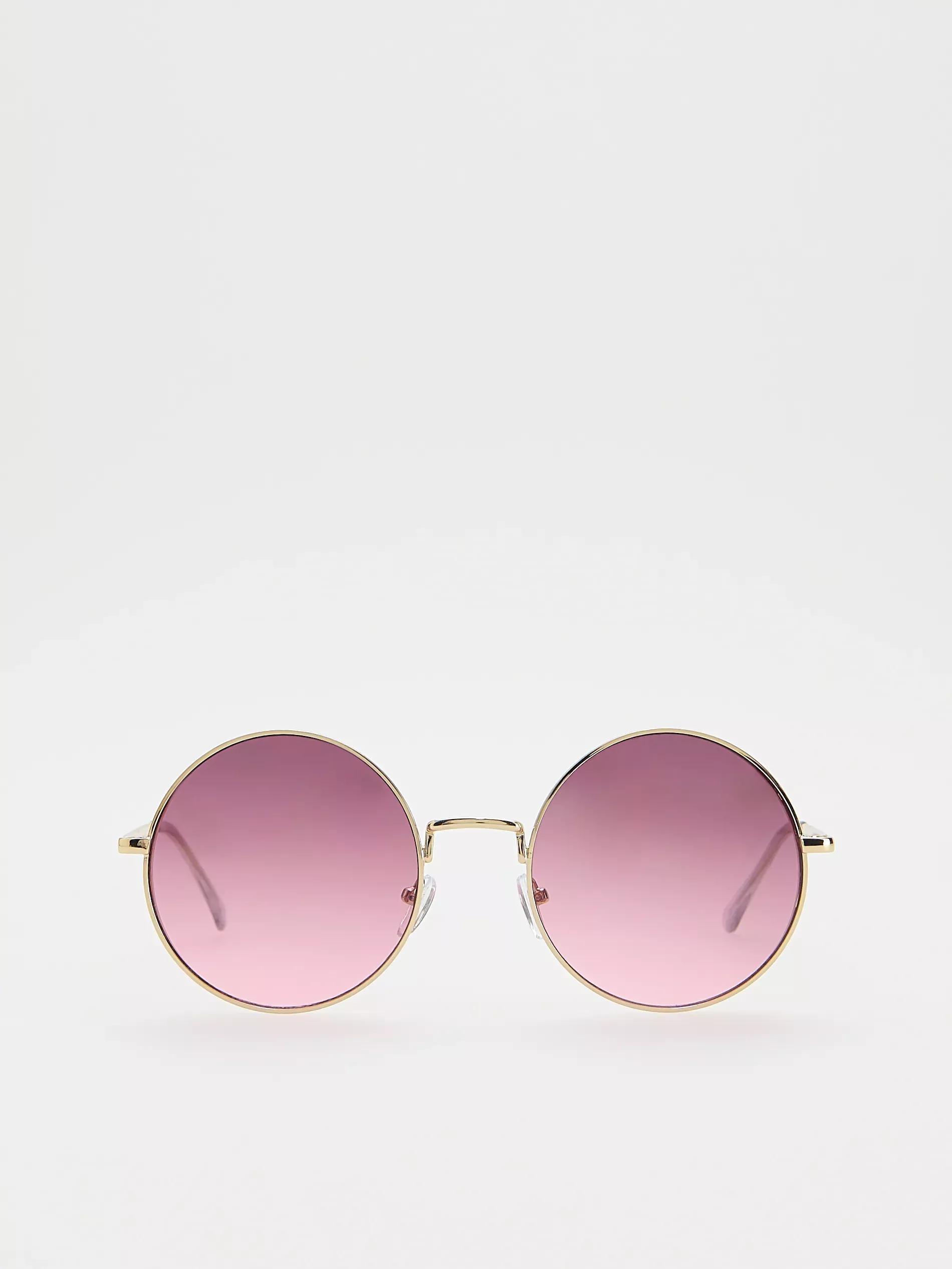Pink Metal Sunglasses, , medium