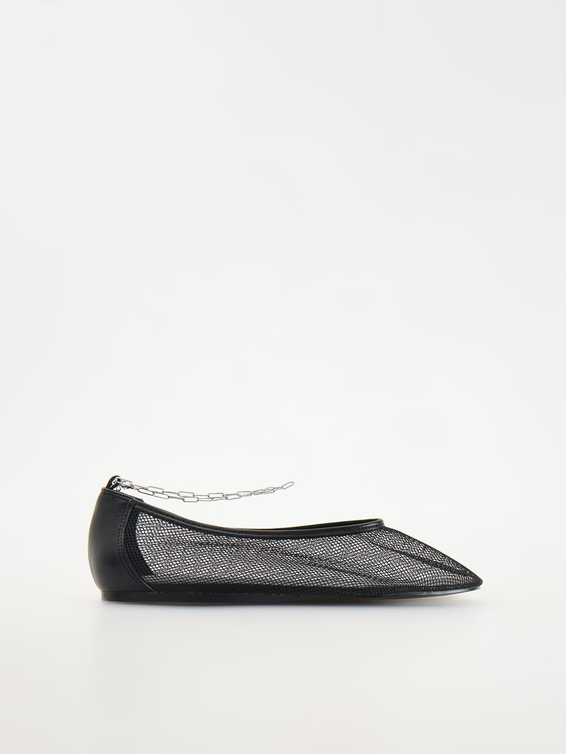 Black Rounded Loafer Shoes, , large image number 0