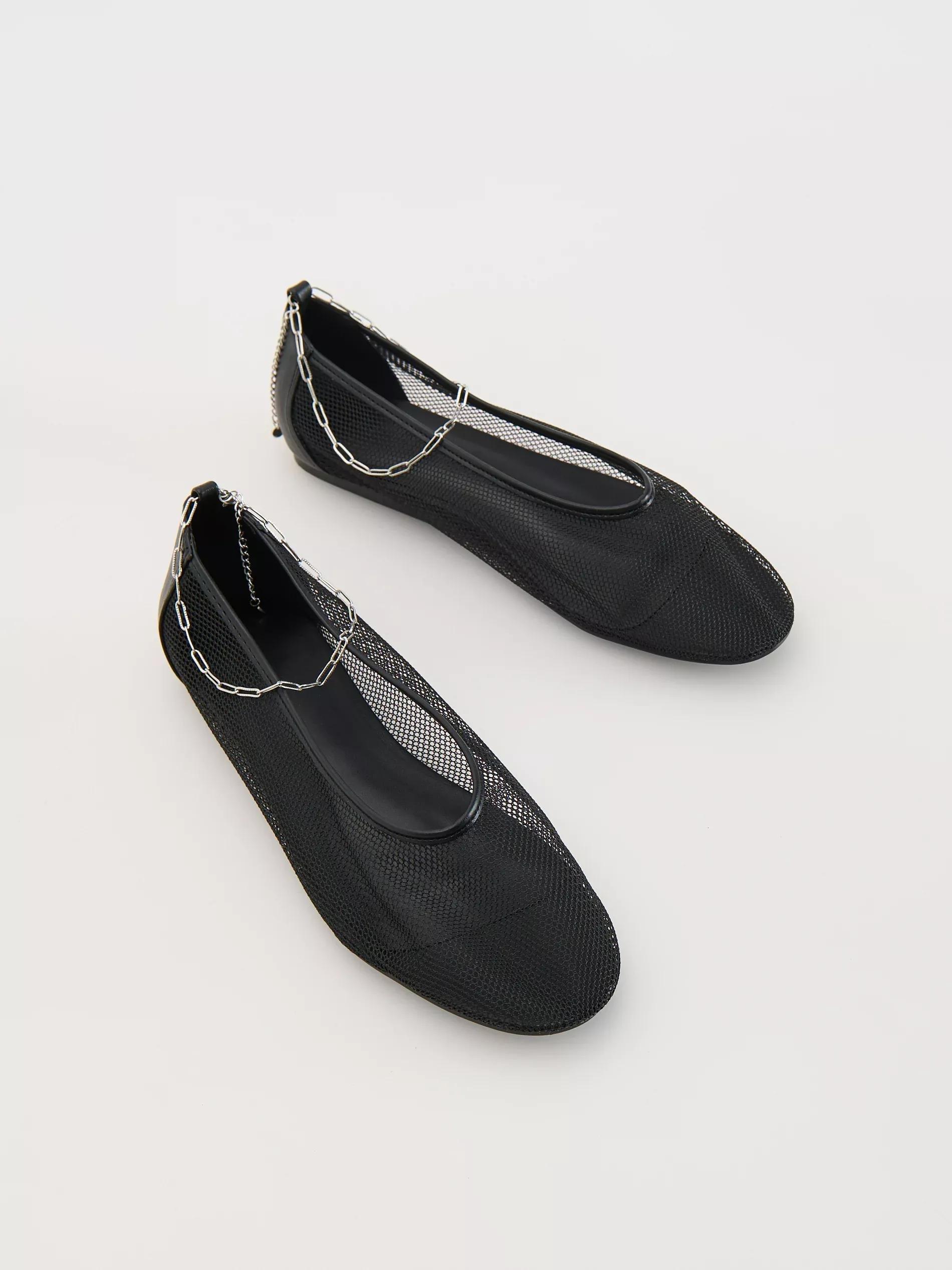 Black Rounded Loafer Shoes, , large image number 1