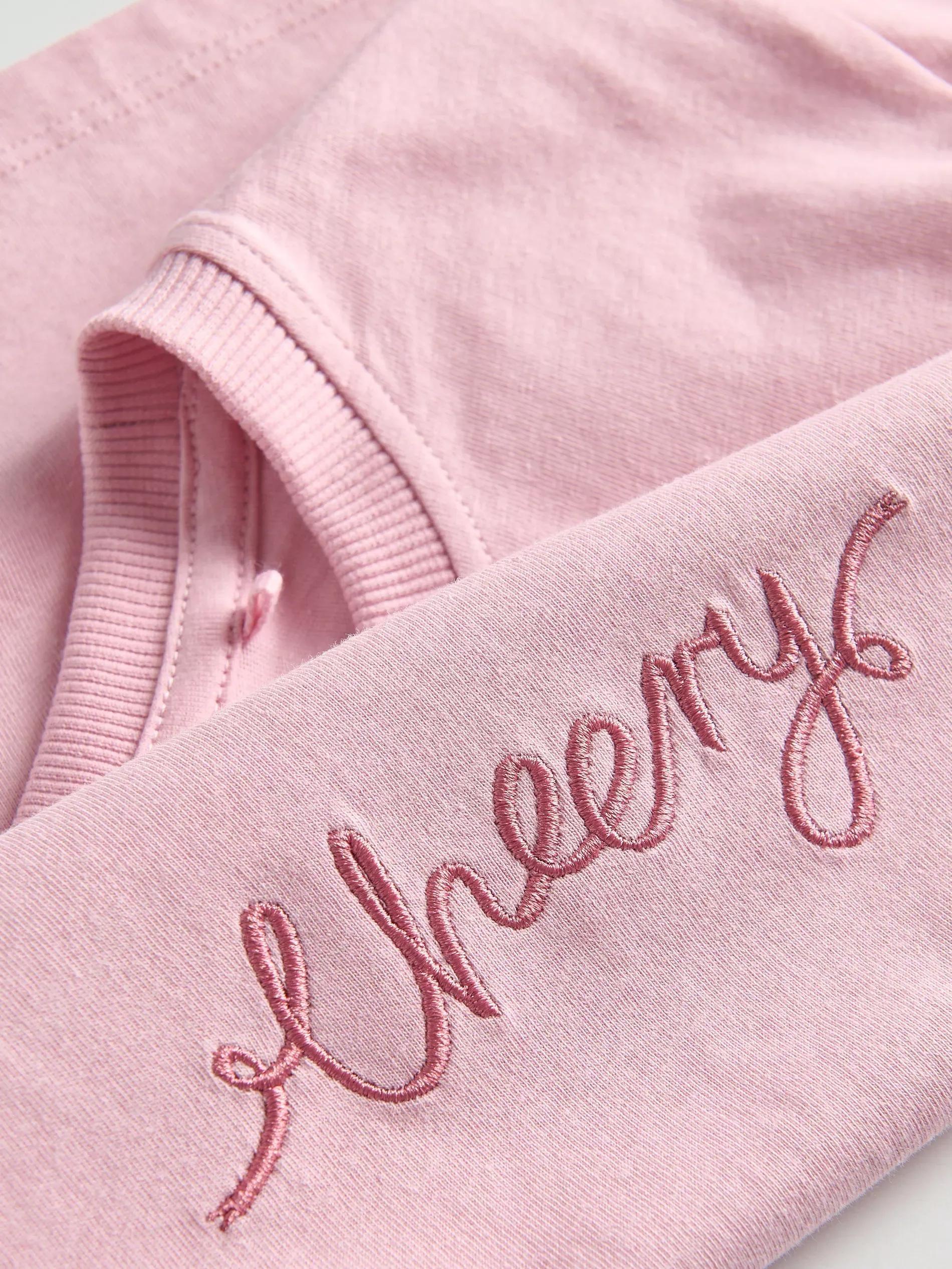 Pink Embroidered T-Shirt, , large image number 4