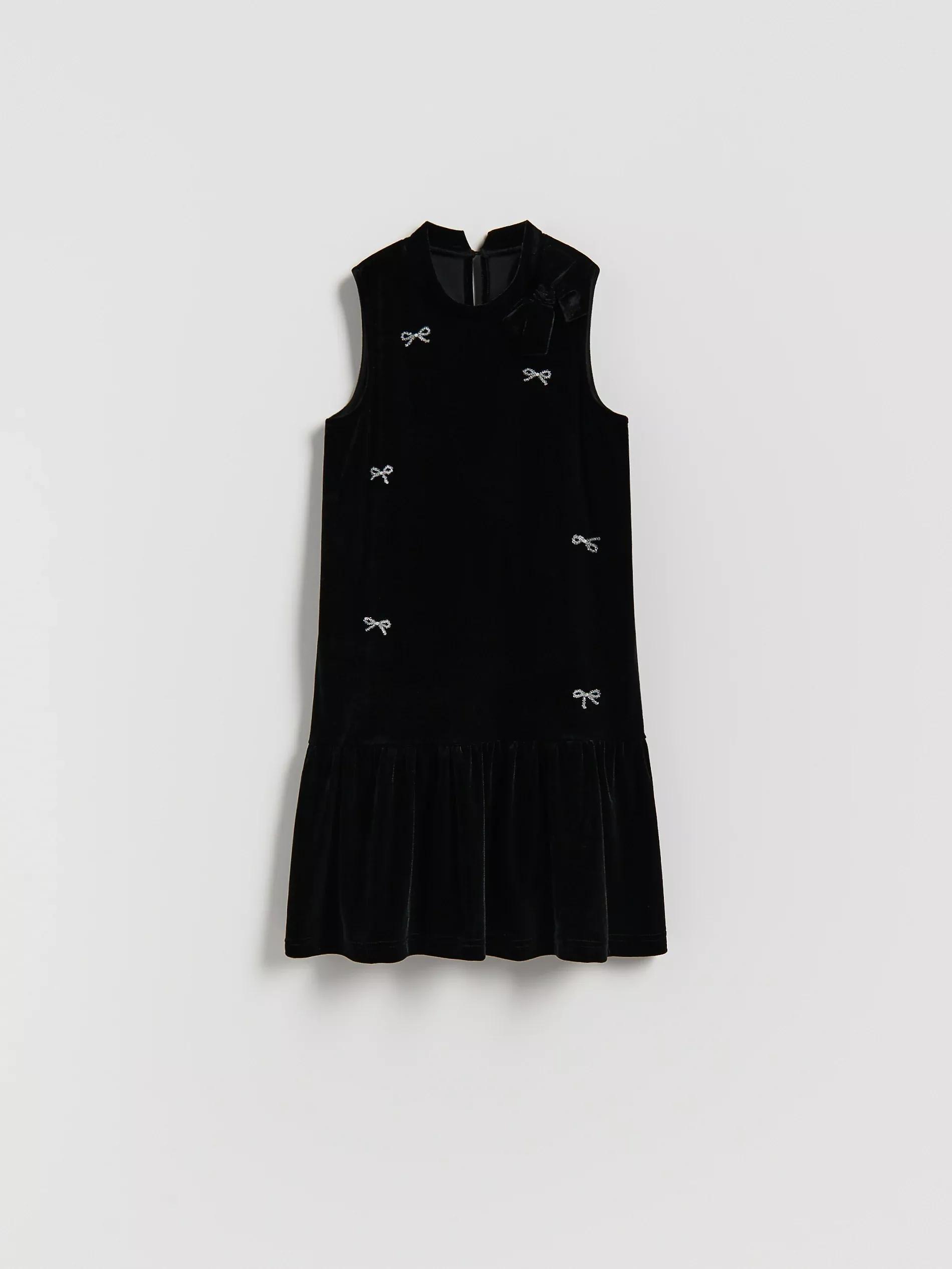 Black Dress, Kids Girl, Black, large image number 2