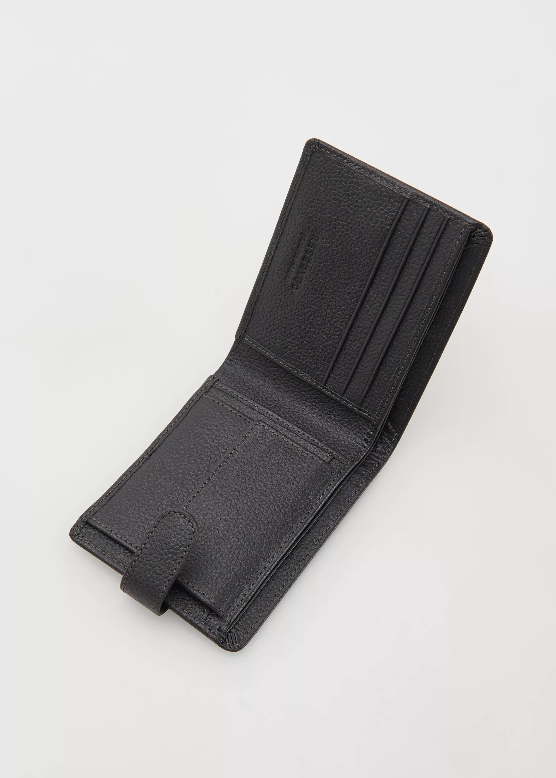 Brown Leather Wallet, Brown, large image number 2