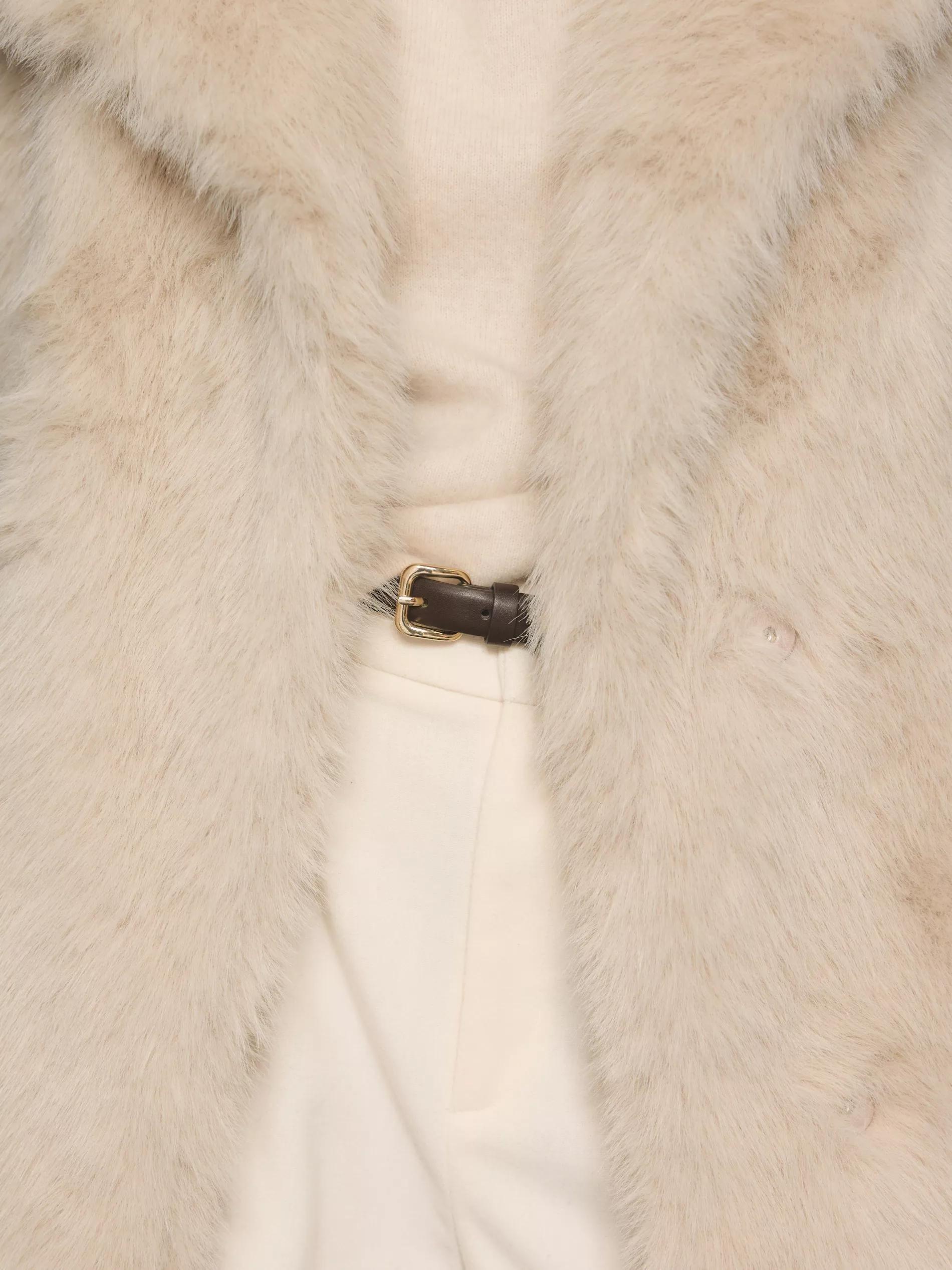 Brown Combined Materials Belt, Brown, large image number 3