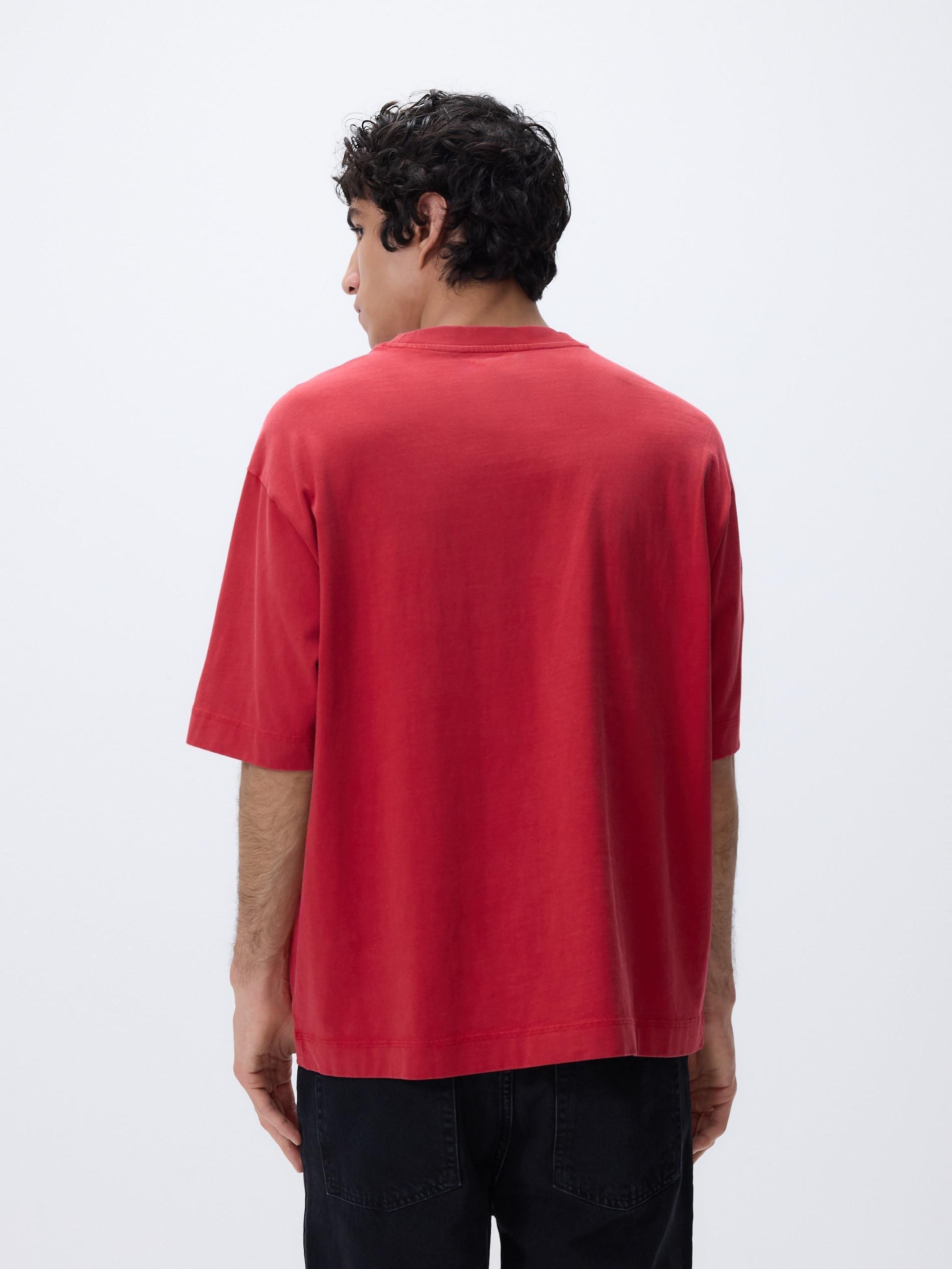 Blue Flare Jeggings, Red, large image number 3