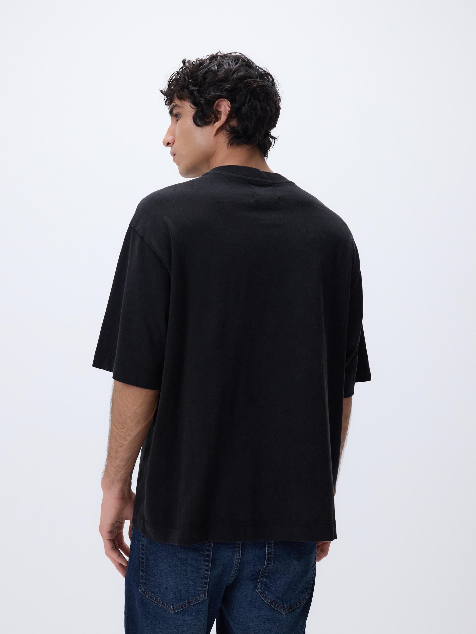 Blue Paperbag Jeans, Black, large image number 3