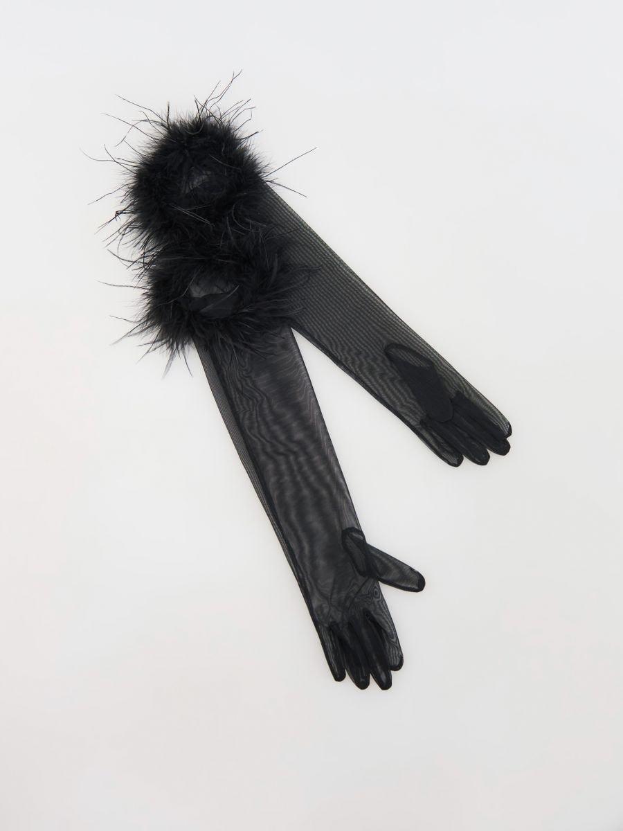 Black Gloves, Black, large image number 1