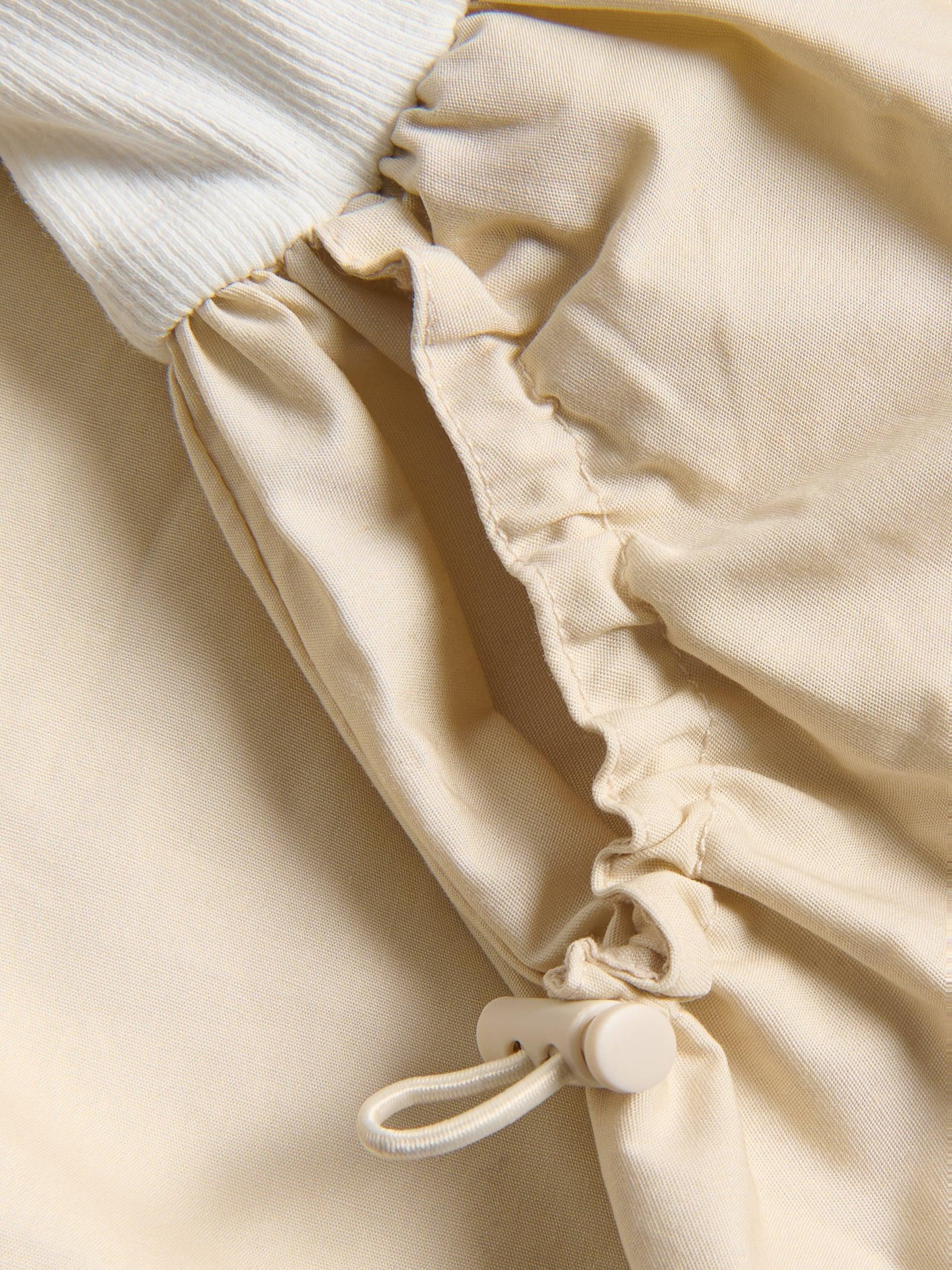 Beige Cotton Dress, Beige, large image number 5