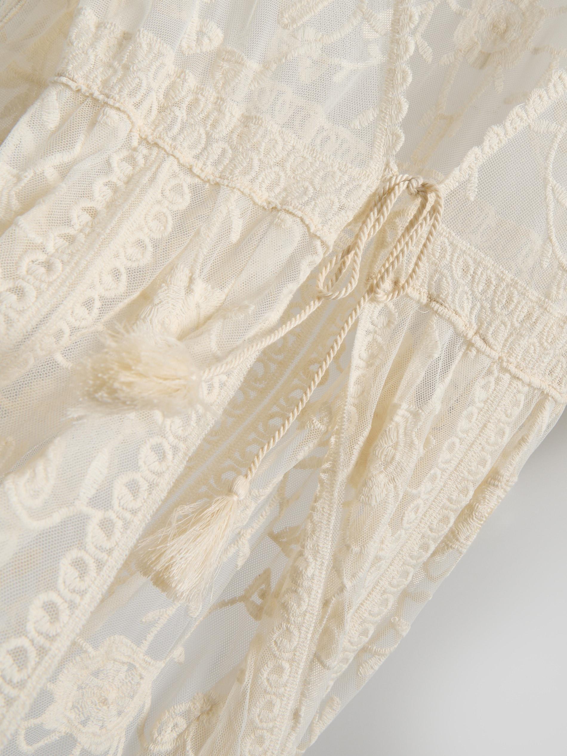 Cream Beach Cover Up, Ivory, large image number 1